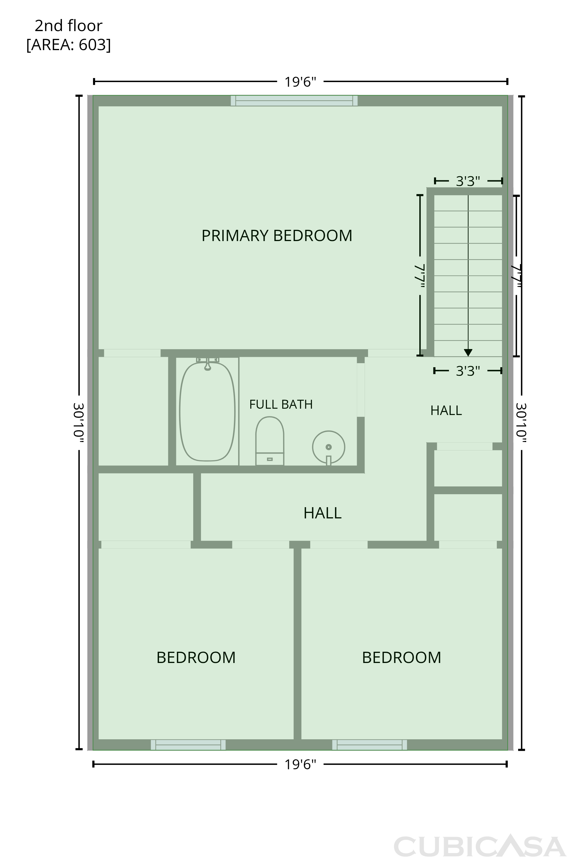 Second Floor of 7740 Sandra Ln, Raleigh, NC