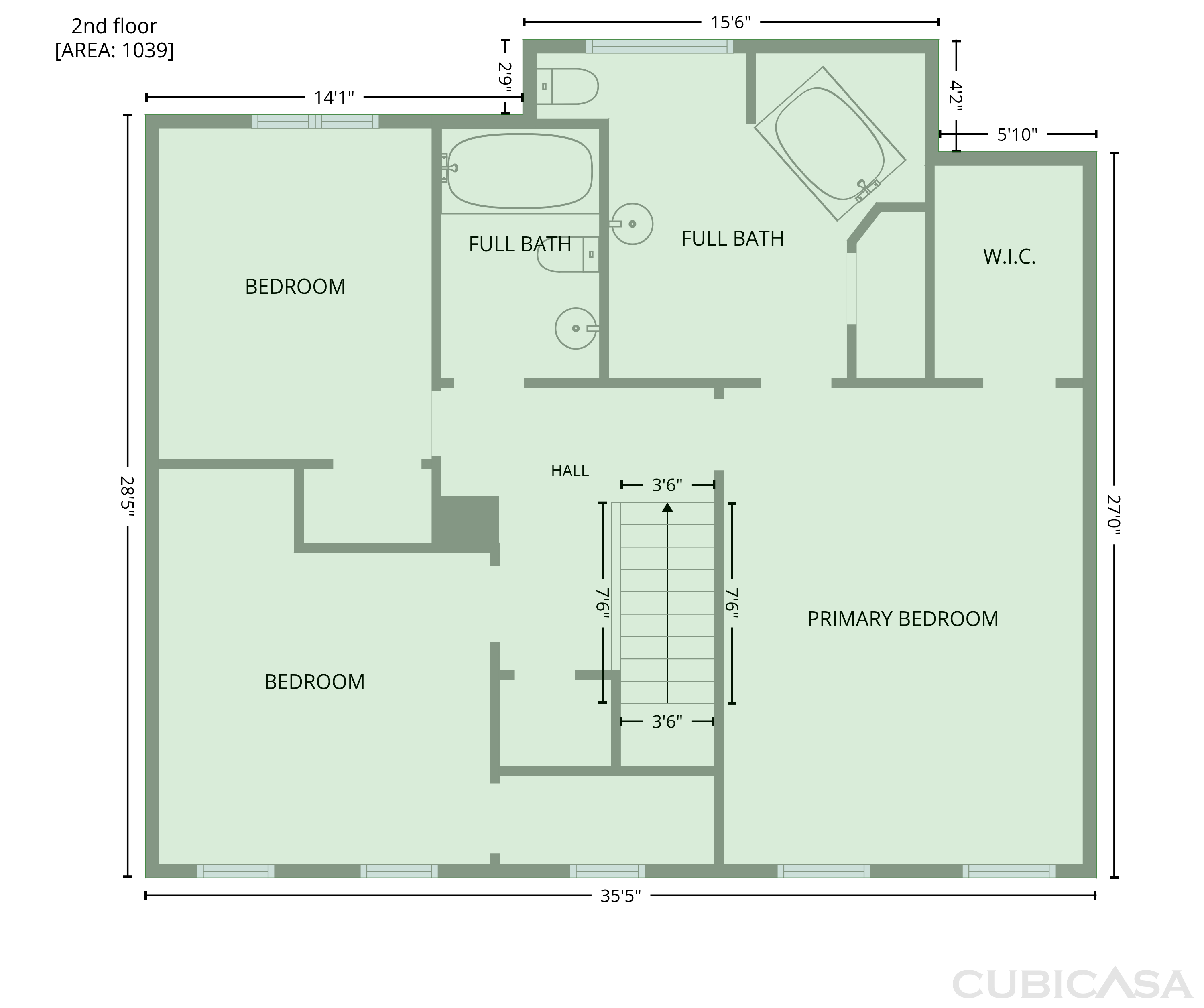 Third Floor of 2888 Carrousel Ct, Stone Mountain, GA
