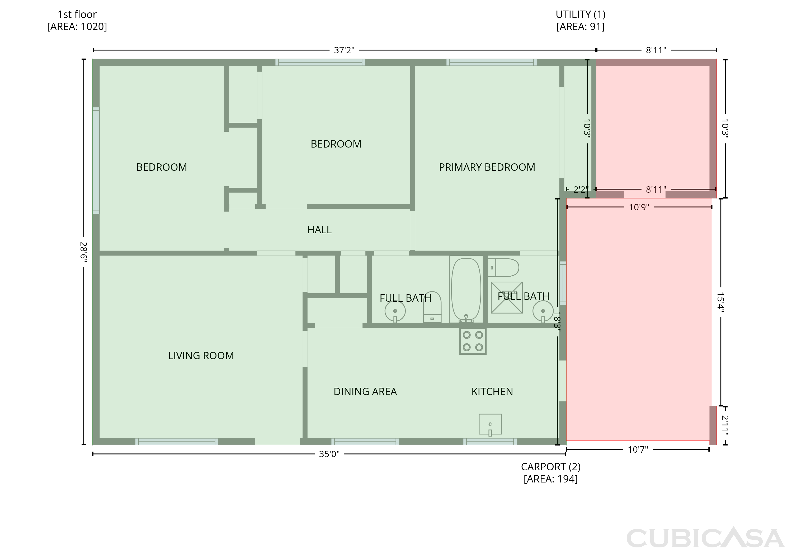 Main Floor of 2724 Glenn Hills Dr, Augusta, GA