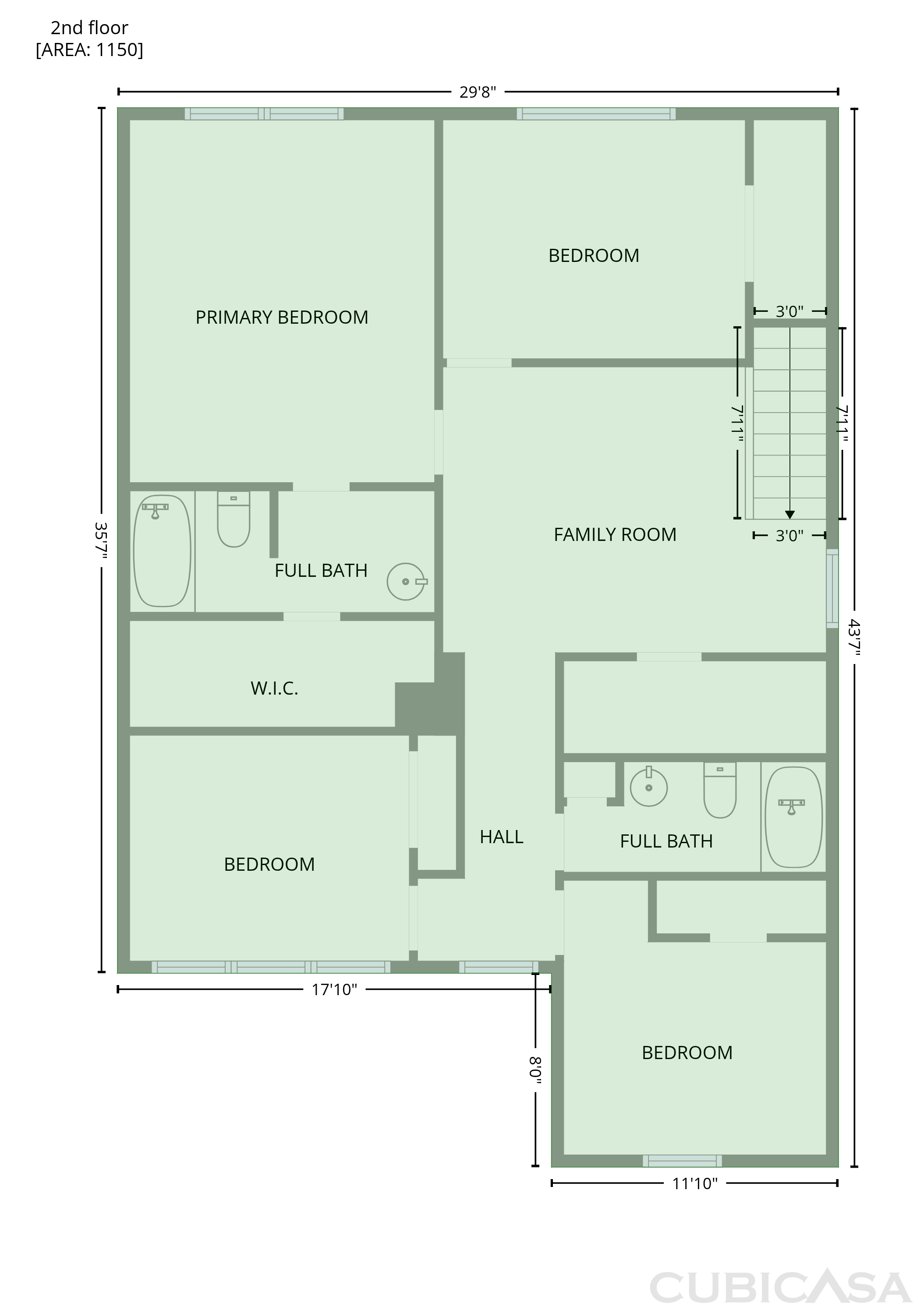 Second Floor of 644 Carybrook Ct, York, SC