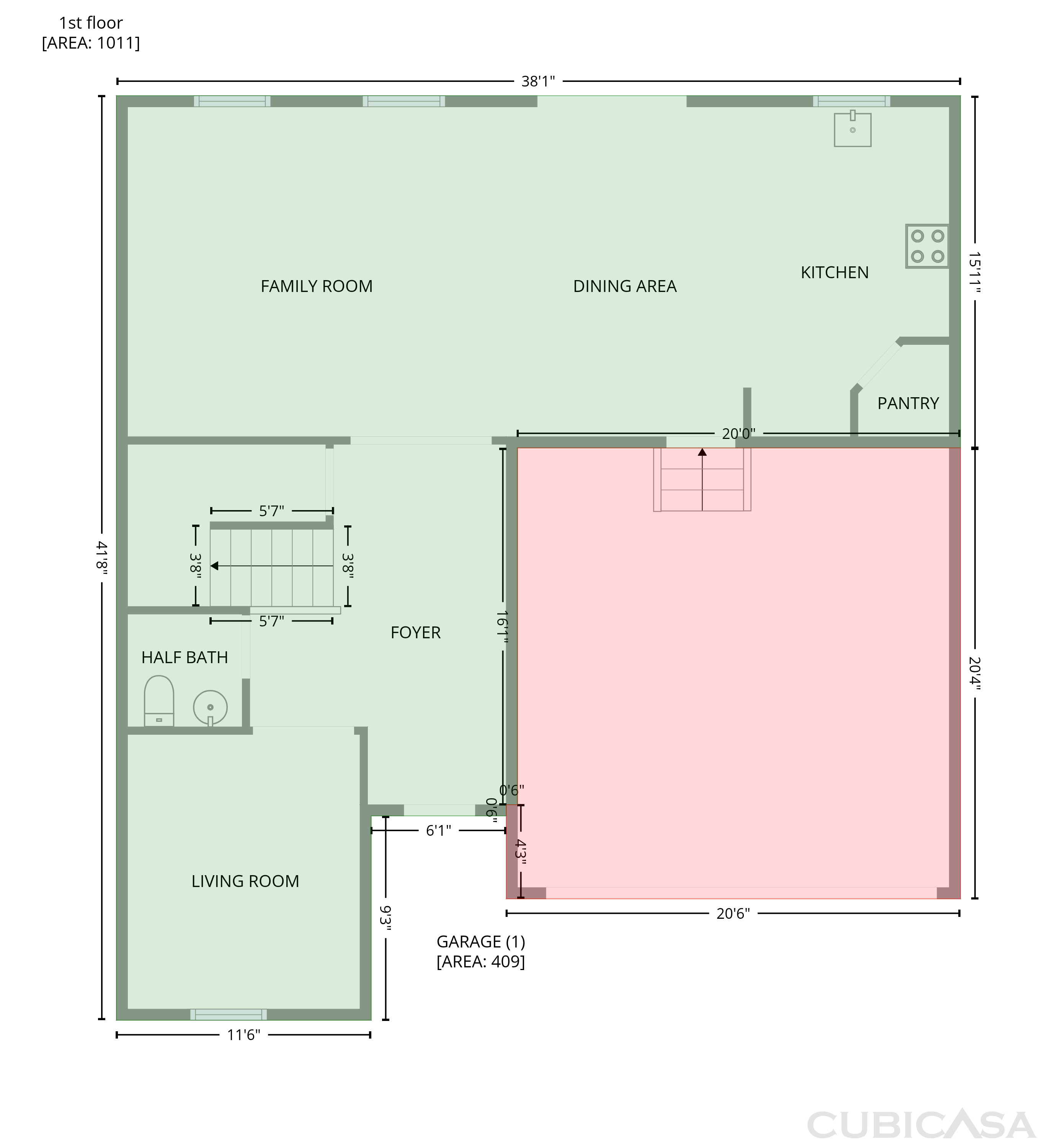 Main Floor of 1717 Willow Landing Way, Willow Spring, NC
