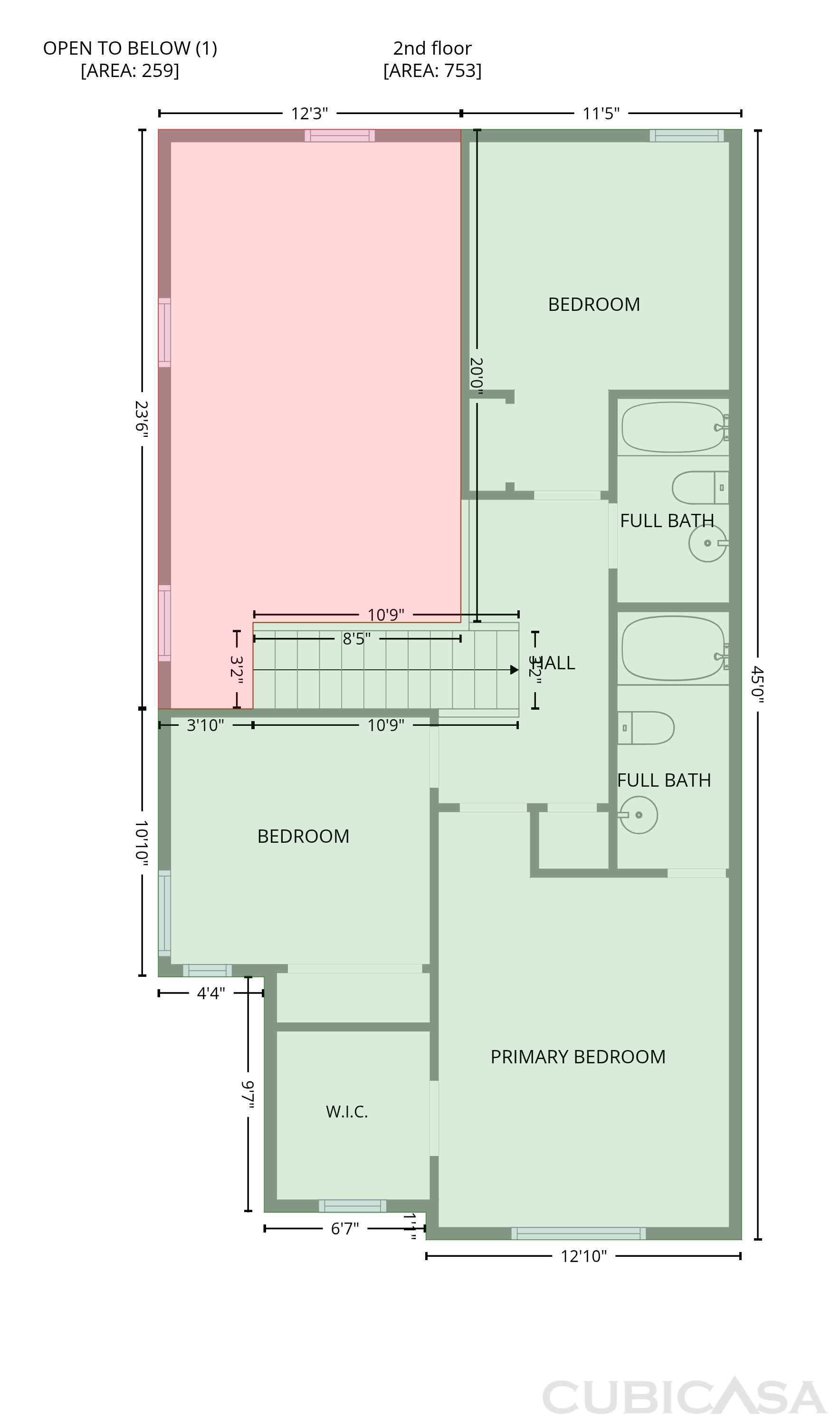 Second Floor of 3426 Sable Chase Ln, Atlanta, GA