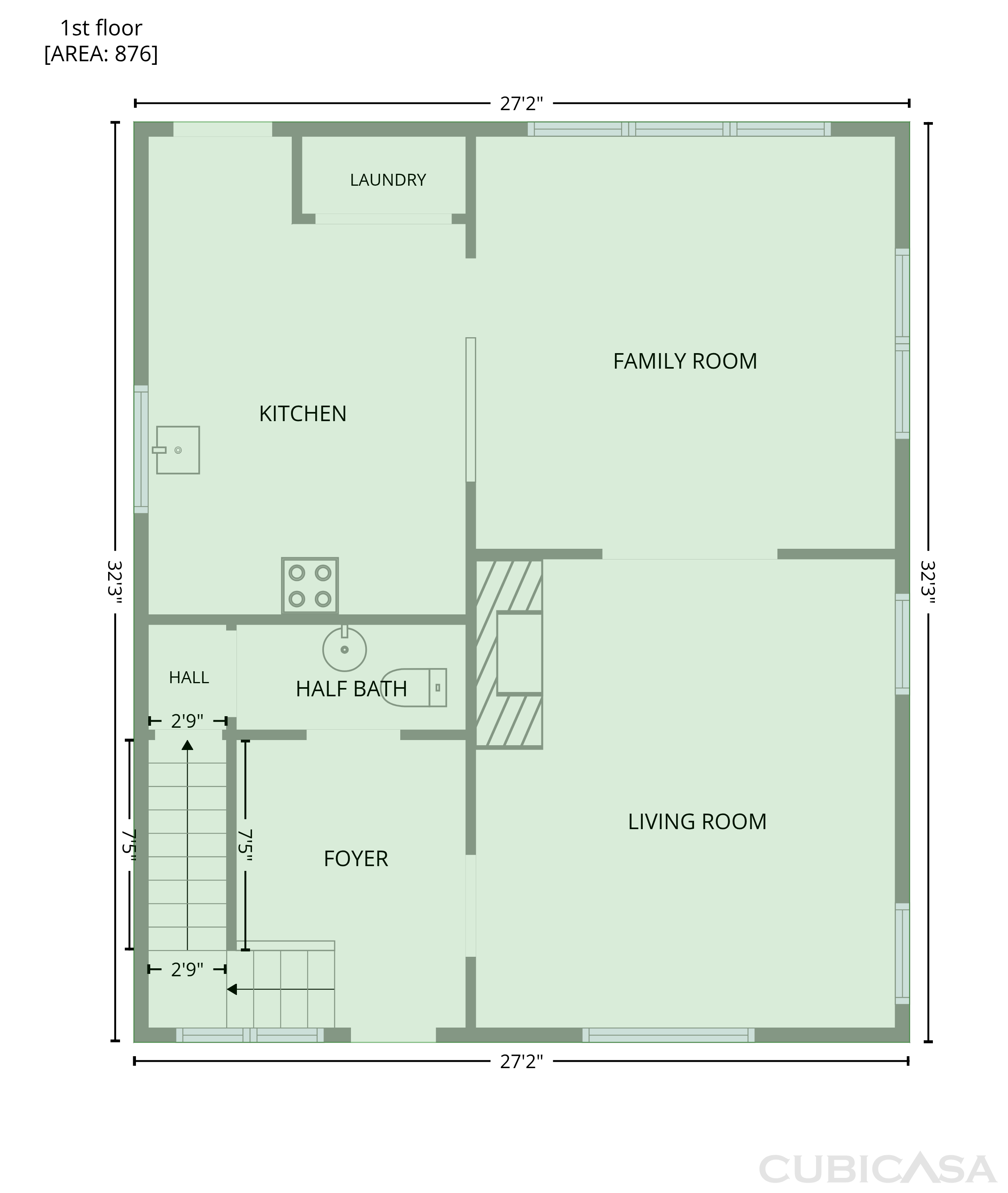 Second Floor of 537 S Miles Ave, El Reno, OK