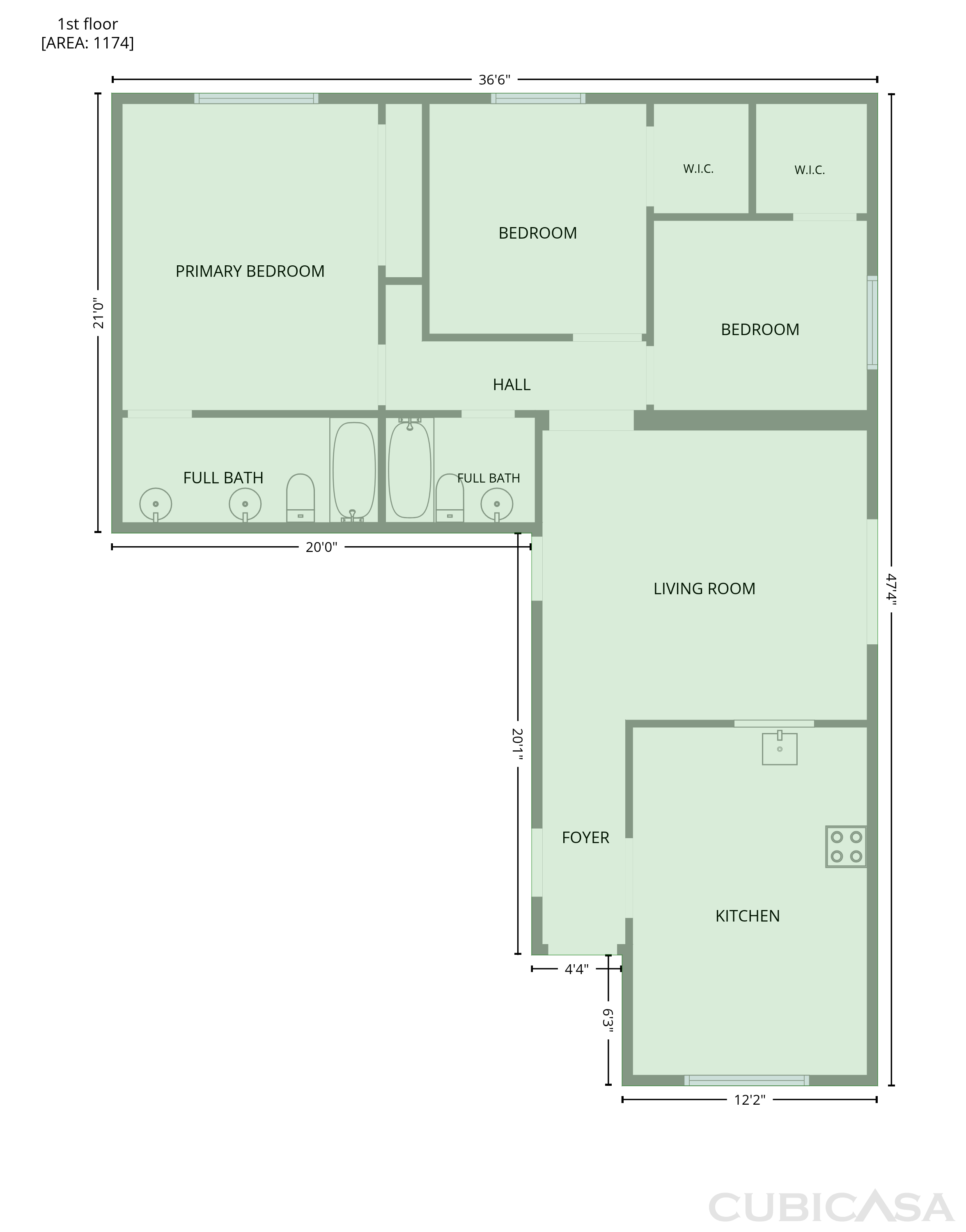Main Floor of 1864 Woodland Dr, Yuba City, CA