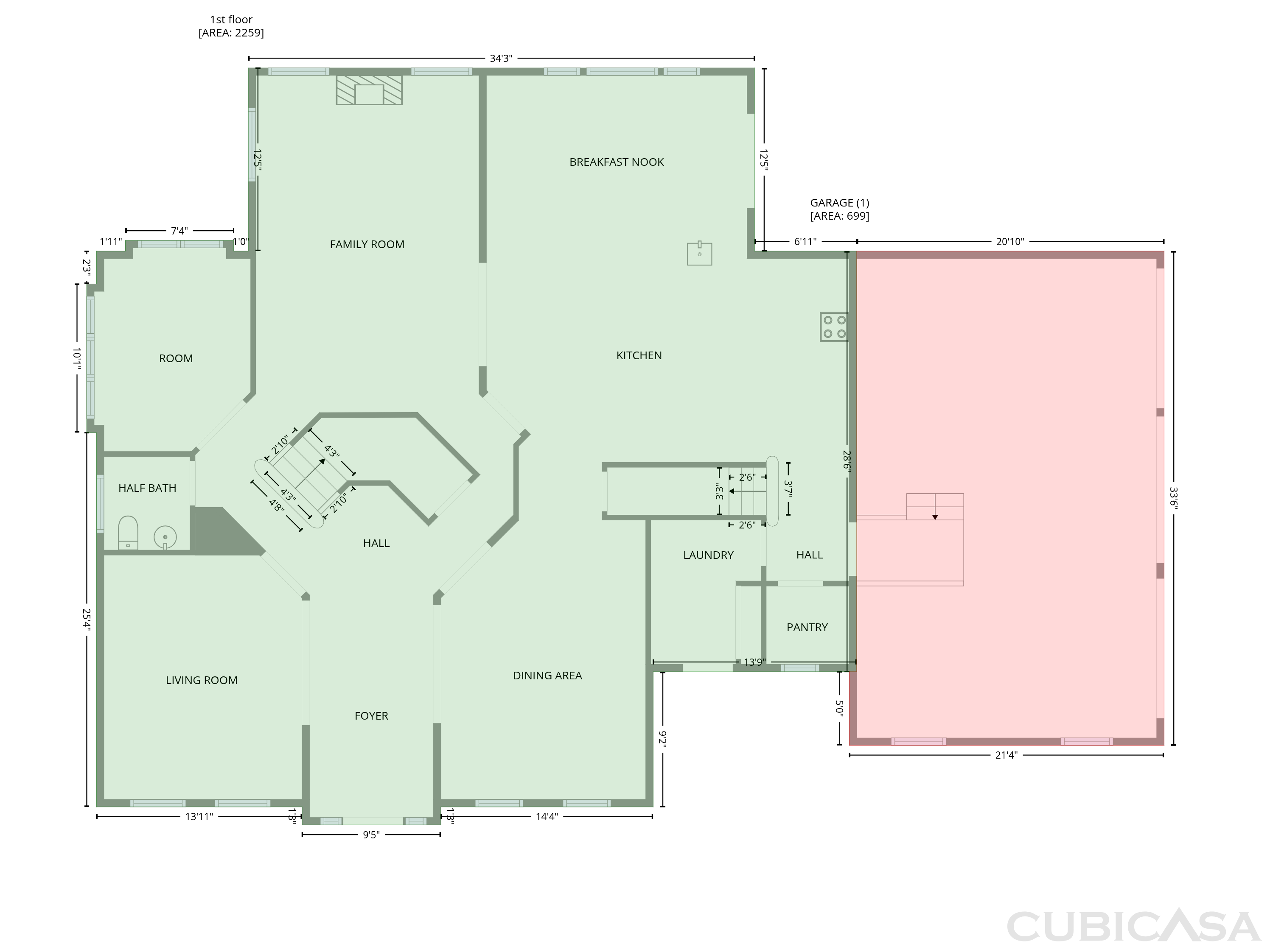 Main Floor of 7791 Newhaven Dr, Oak Ridge, NC