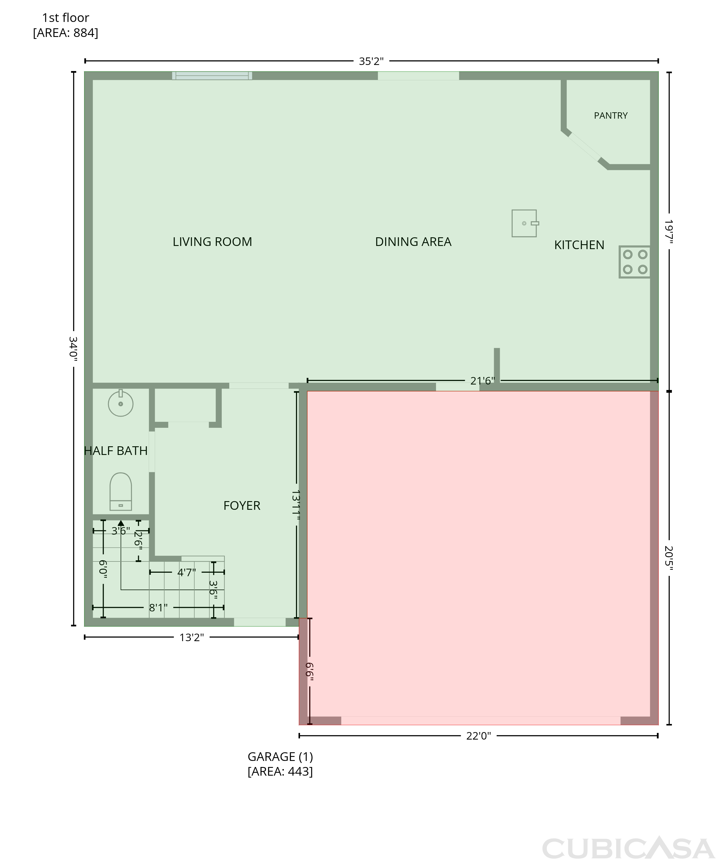 Main Floor of 6701 S May Fly Dr, Tucson, AZ