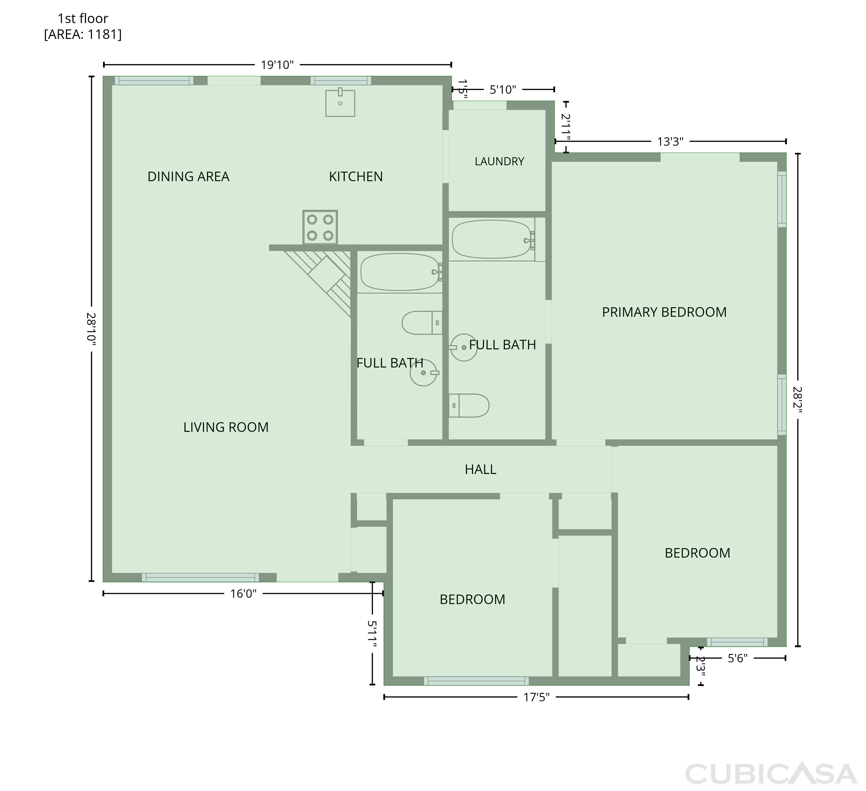 Main Floor of 1625 Cool Springs Dr, Mesquite, TX