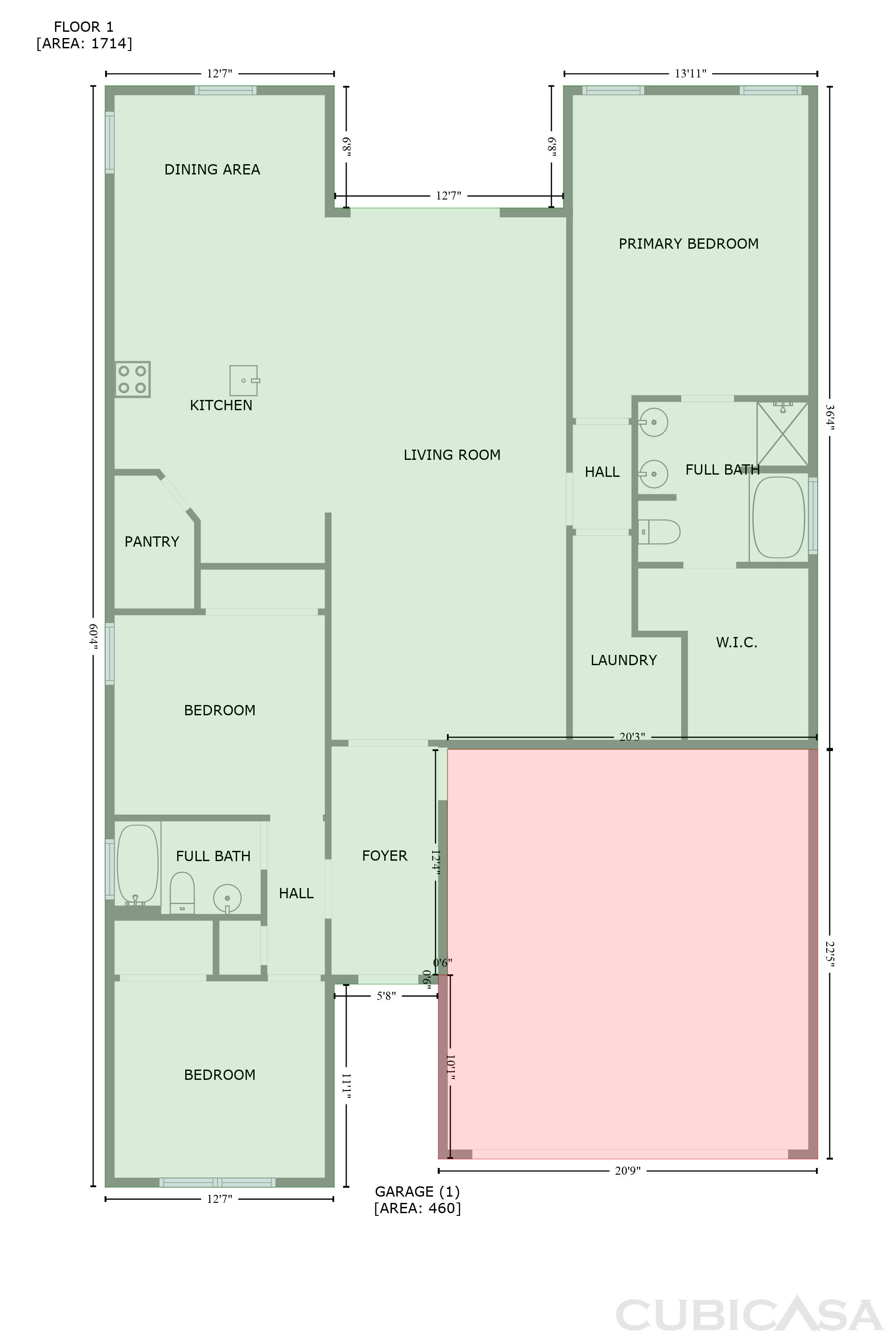 Main Floor of 8704 N Egrets Rest Ln, Tucson, AZ
