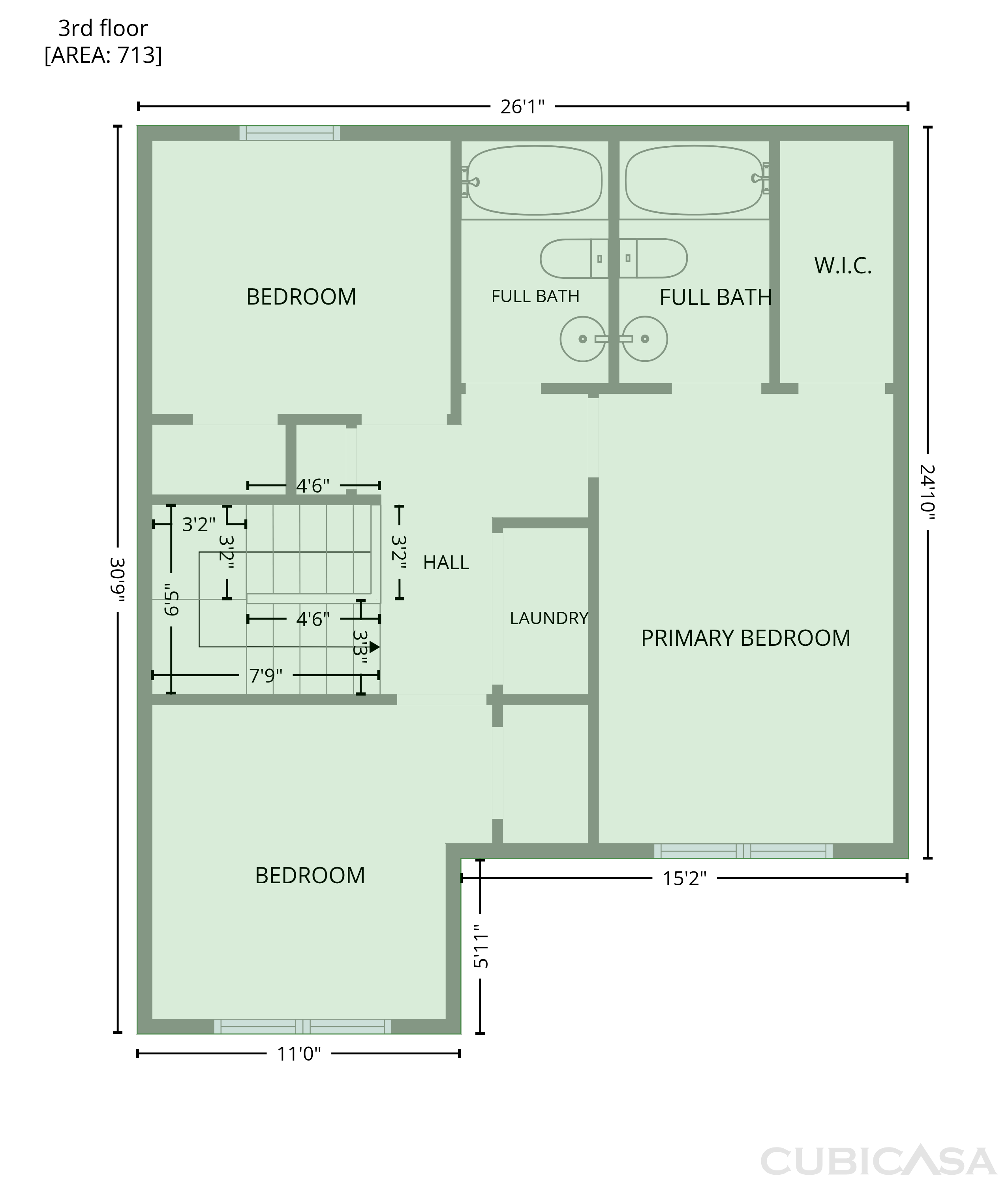 Third Floor of 3888 Courtland Cir, Thomasville, NC