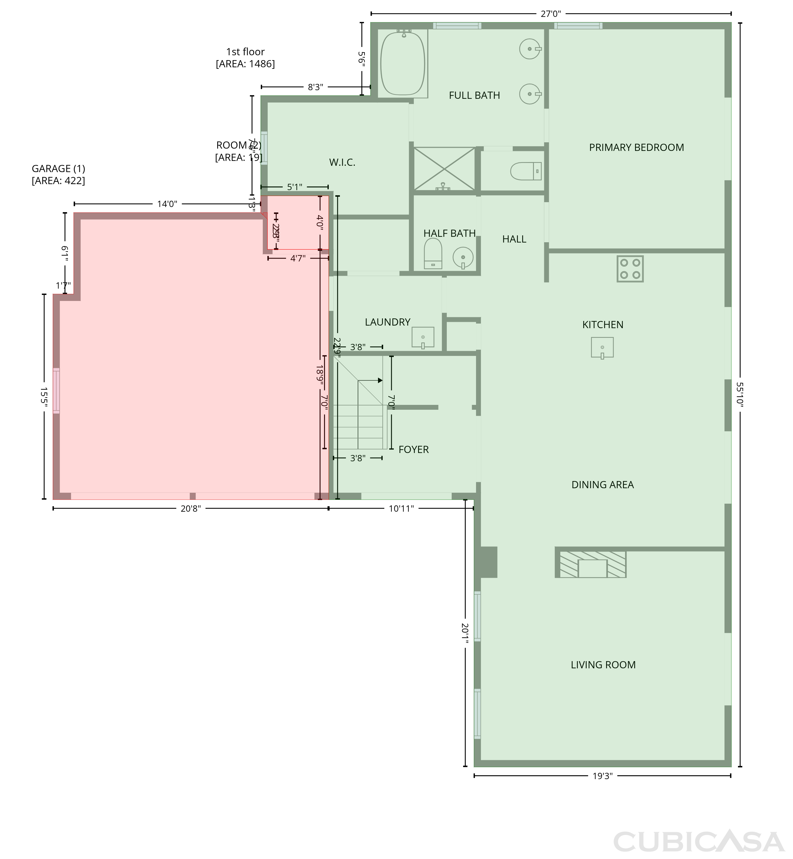 Main Floor of 5202 E 78th Pl, Tulsa, OK