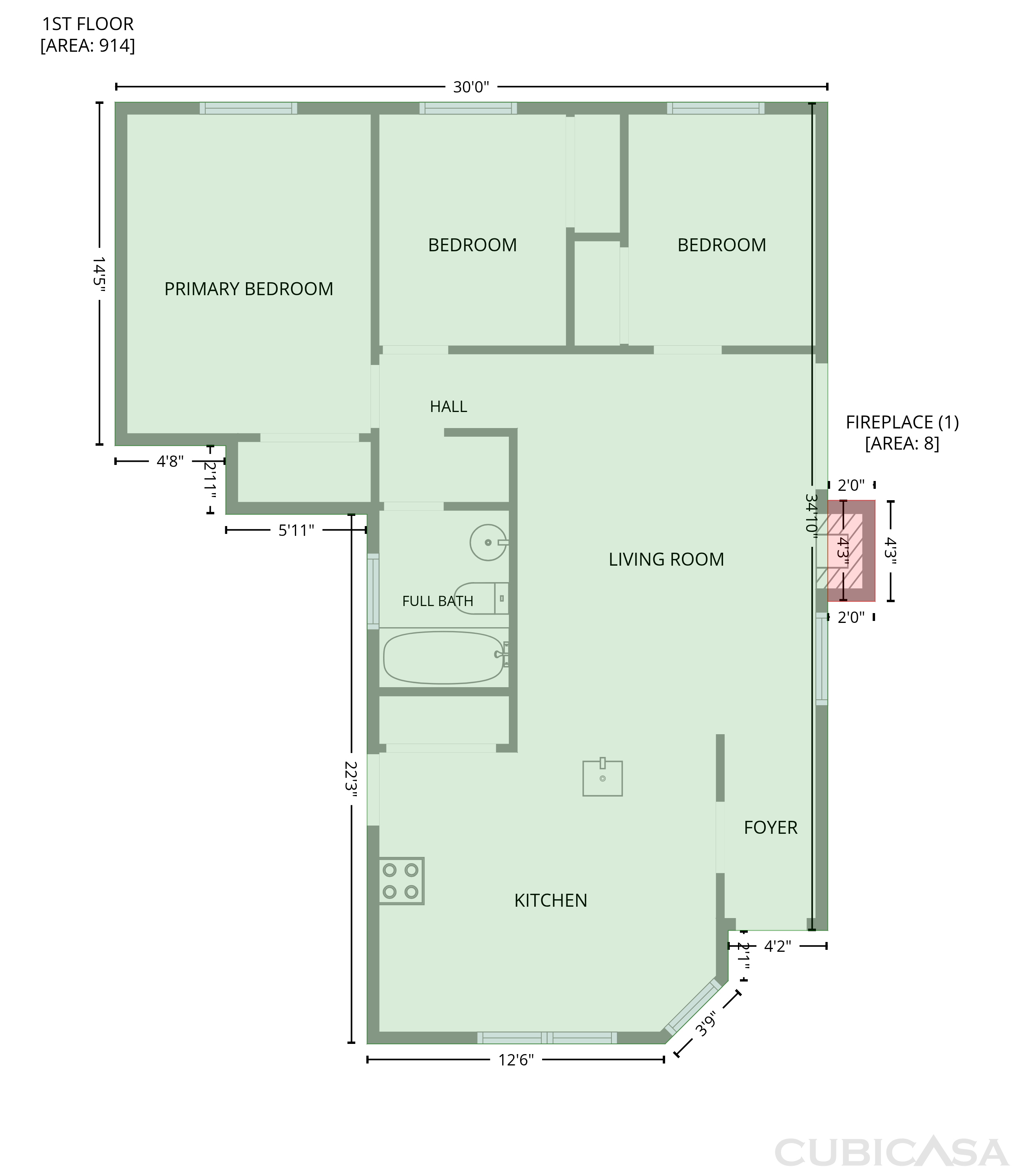 Main Floor of 6226 Valley Castle, San Antonio, TX
