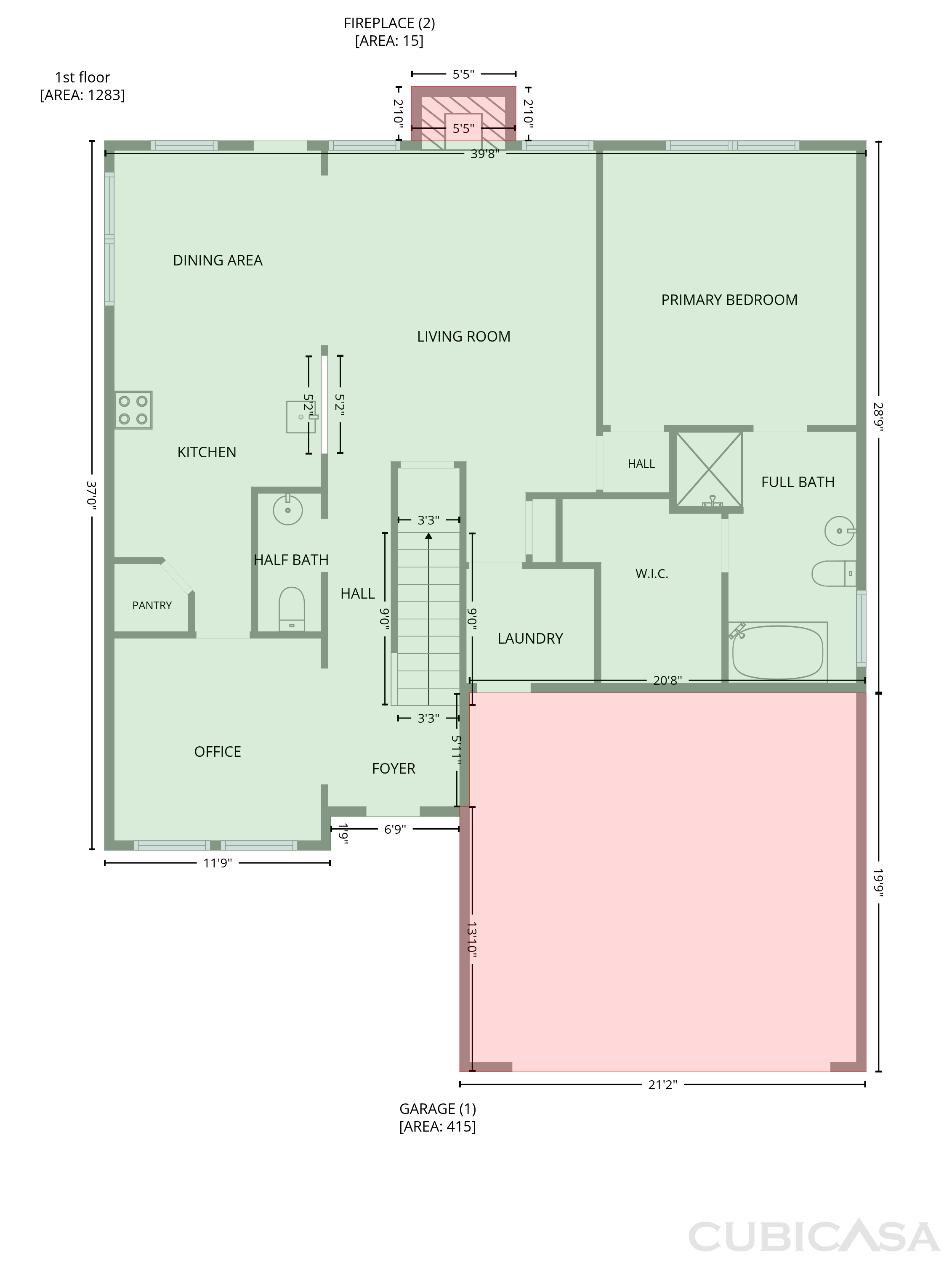 Main Floor of 1019 Sterling Ln, Summerville, SC
