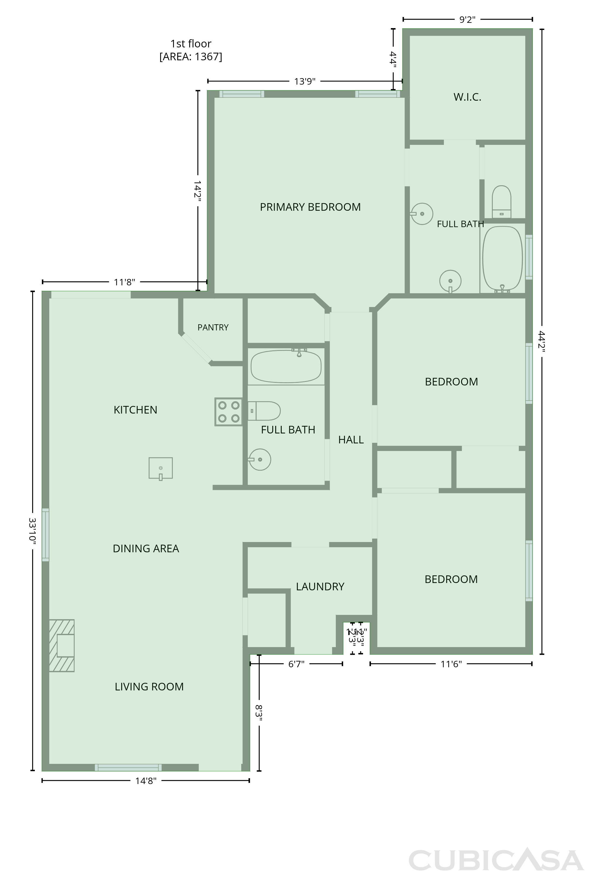 Main Floor of 5952 S Red Crest Ave, Boise, ID