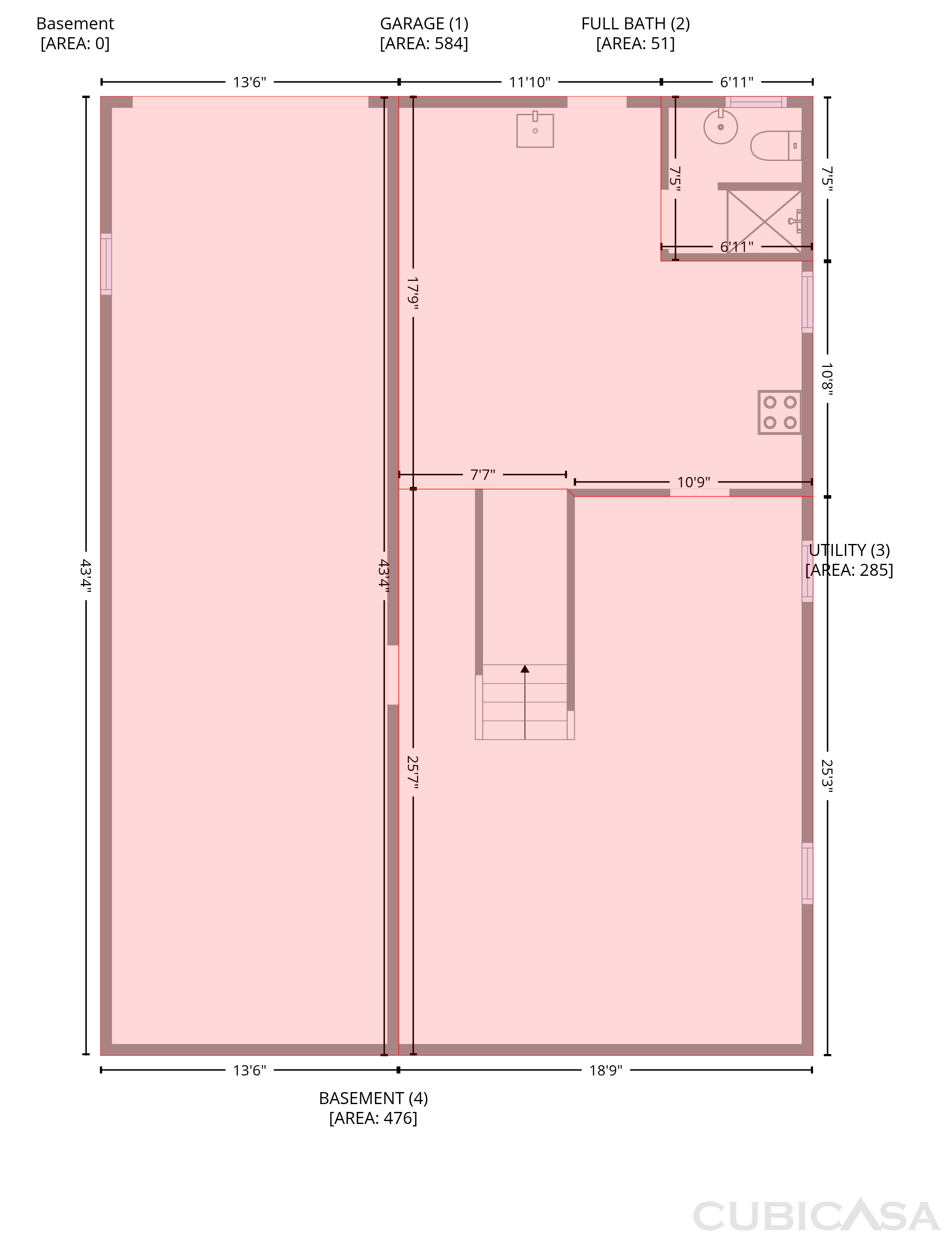 Main Floor of 6536 Cherokee Dr, Fairfield, AL