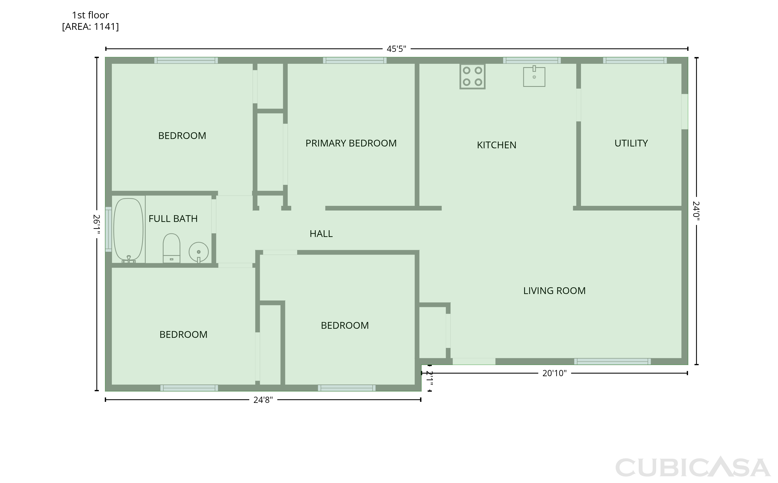 Main Floor of 10820 Jackson St, Van Buren Township, MI