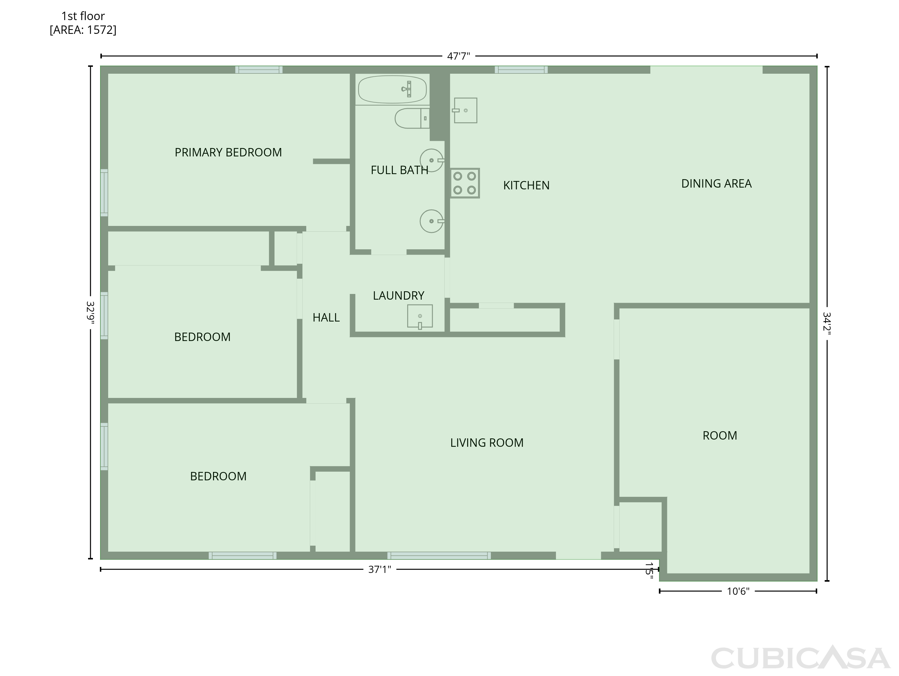 Main Floor of 3011 Cameron St, Indianapolis, IN
