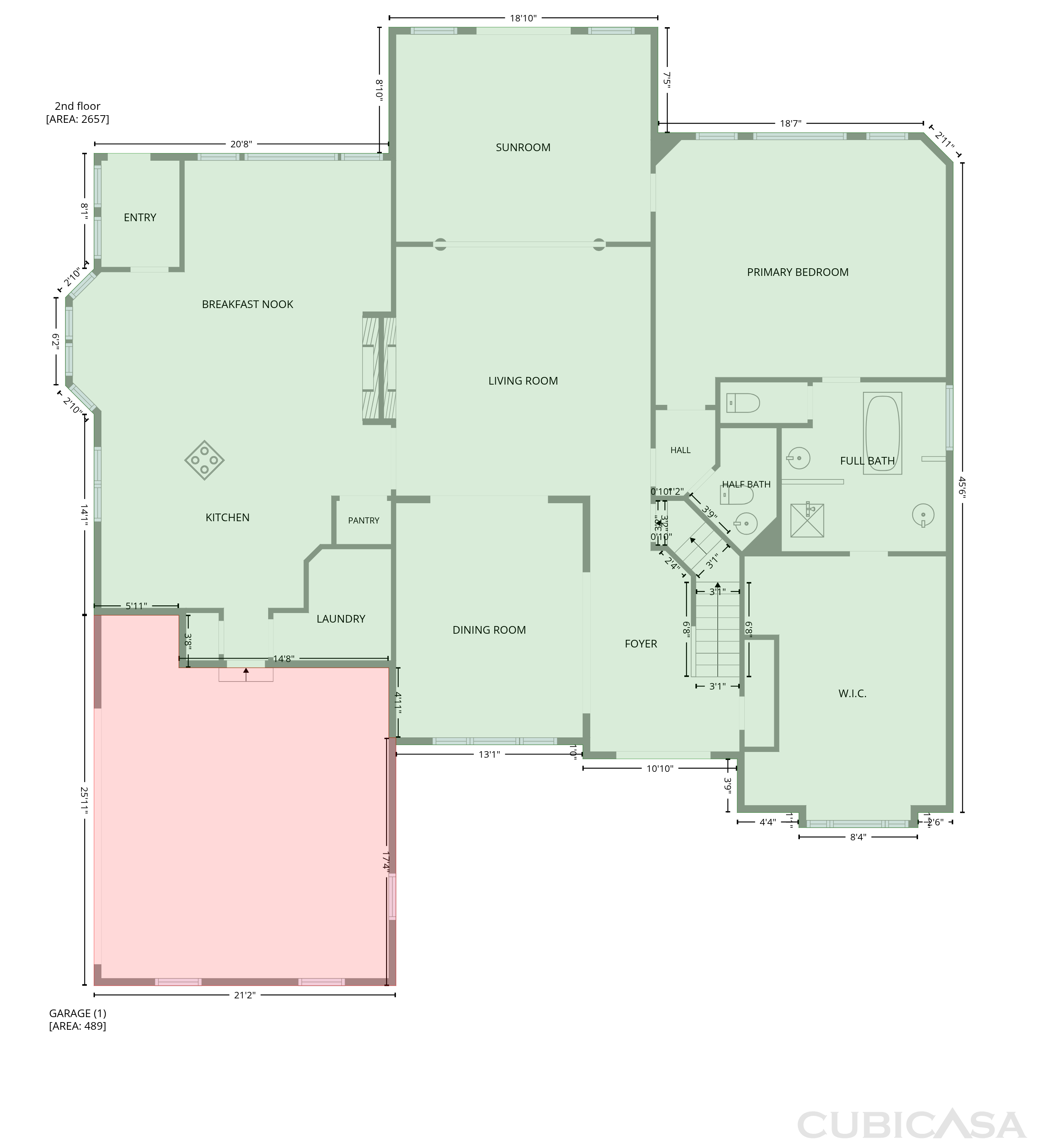 Second Floor of 1038 Overlook Dr, Villa Rica, GA
