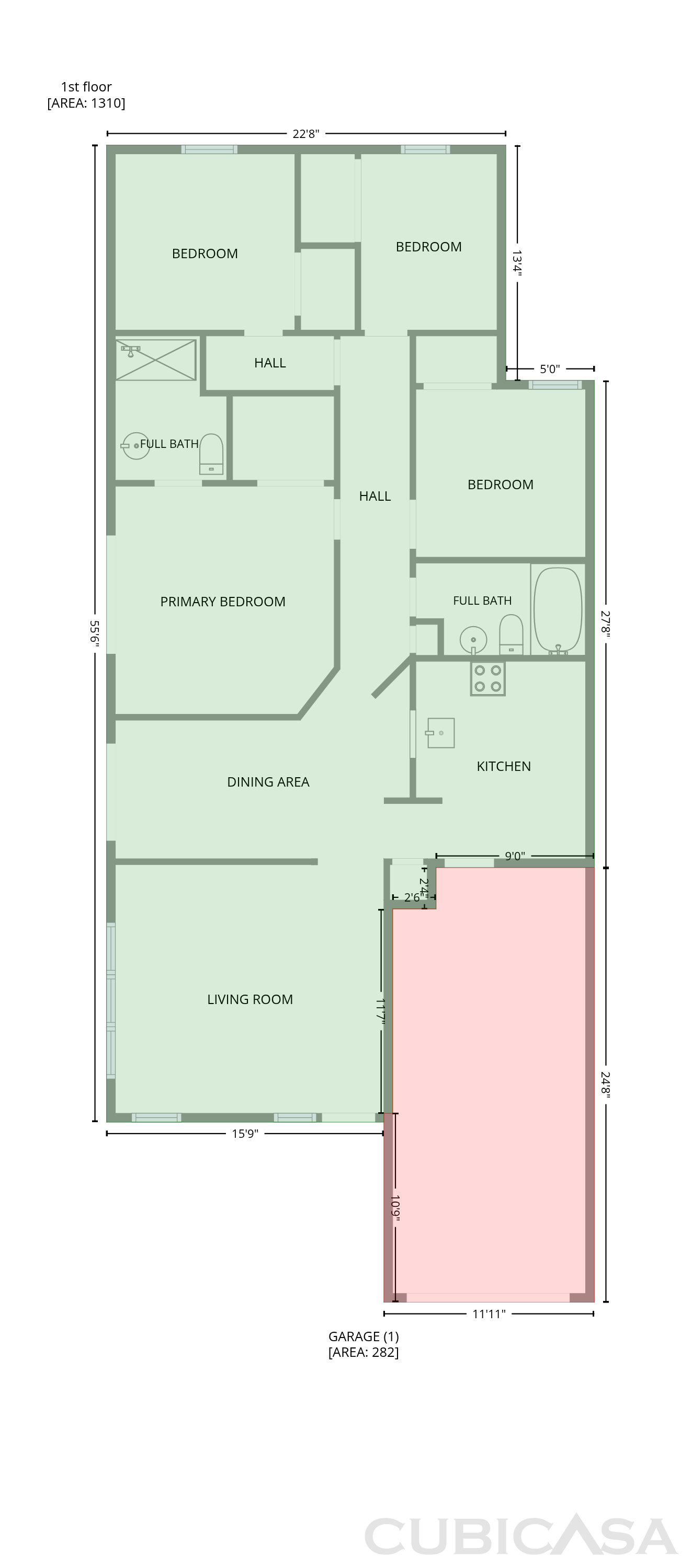 Main Floor of 11648 Hidden Hollow Cir, Tampa, FL