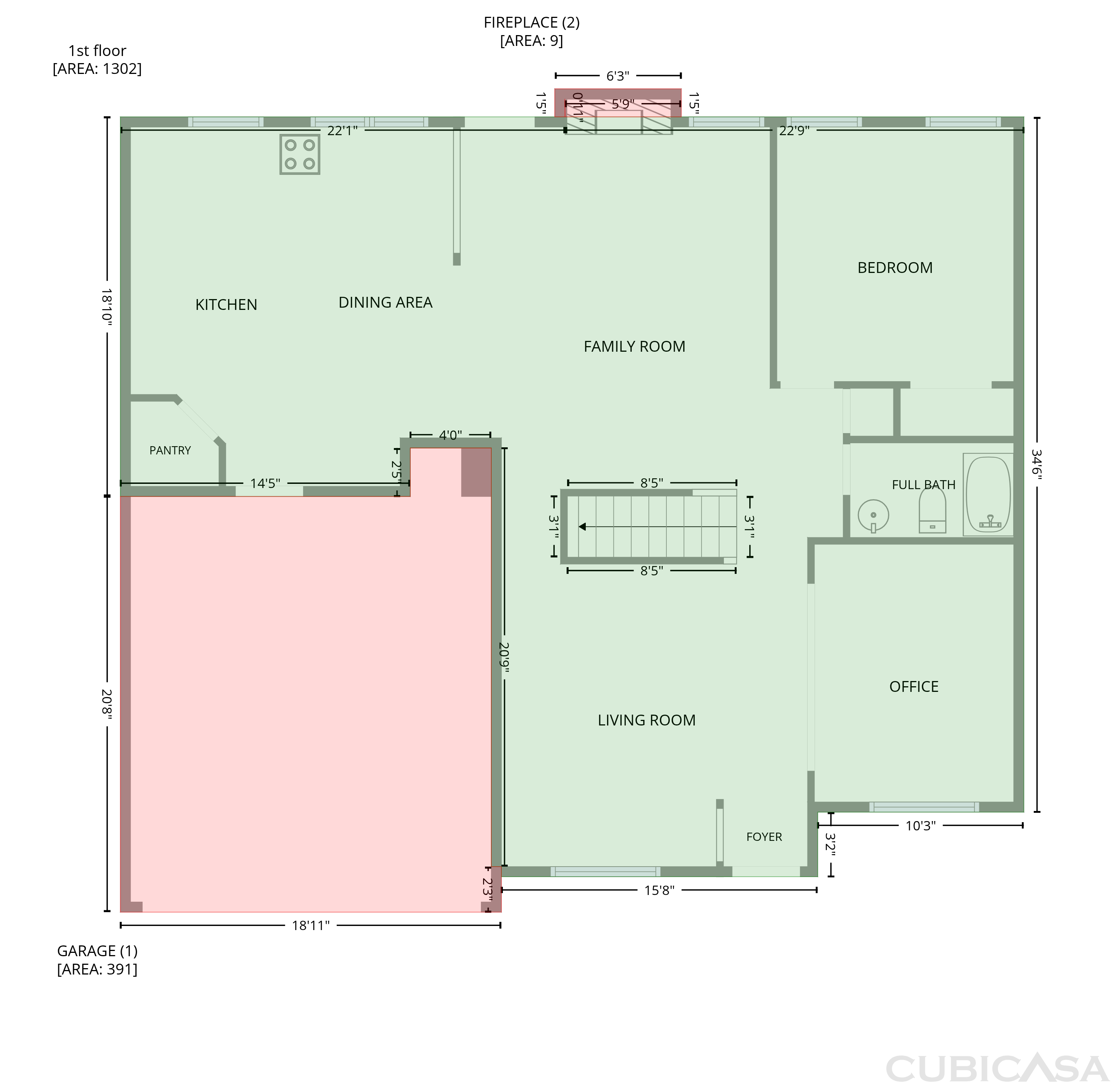 Main Floor of 538 Walnut Way, Palmetto, GA