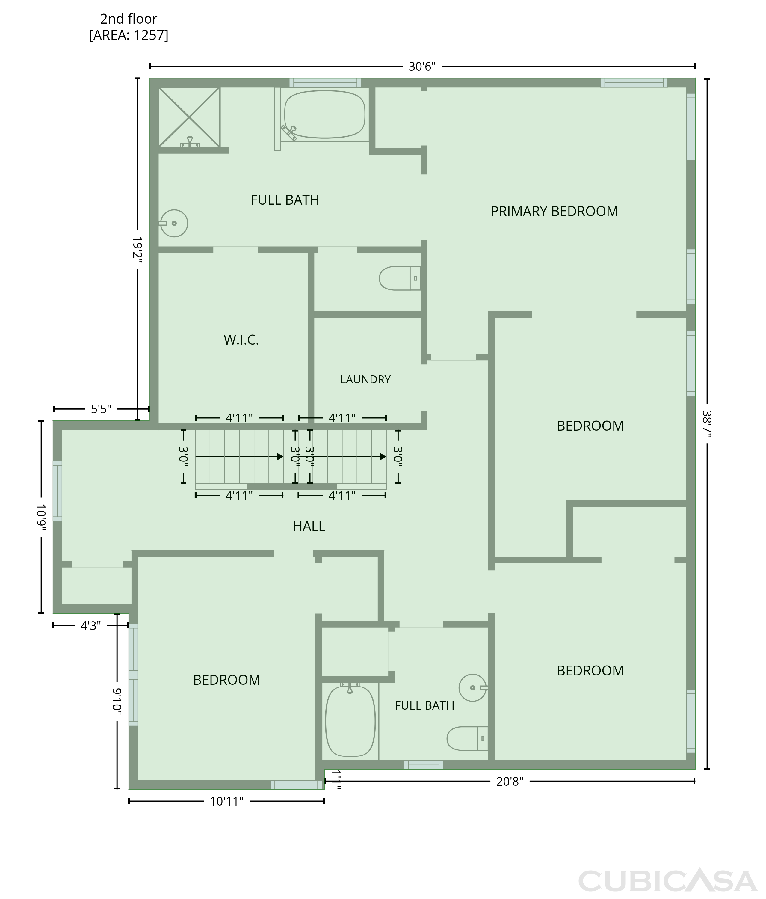 Second Floor of 3807 Ernie Dr, Charlotte, NC