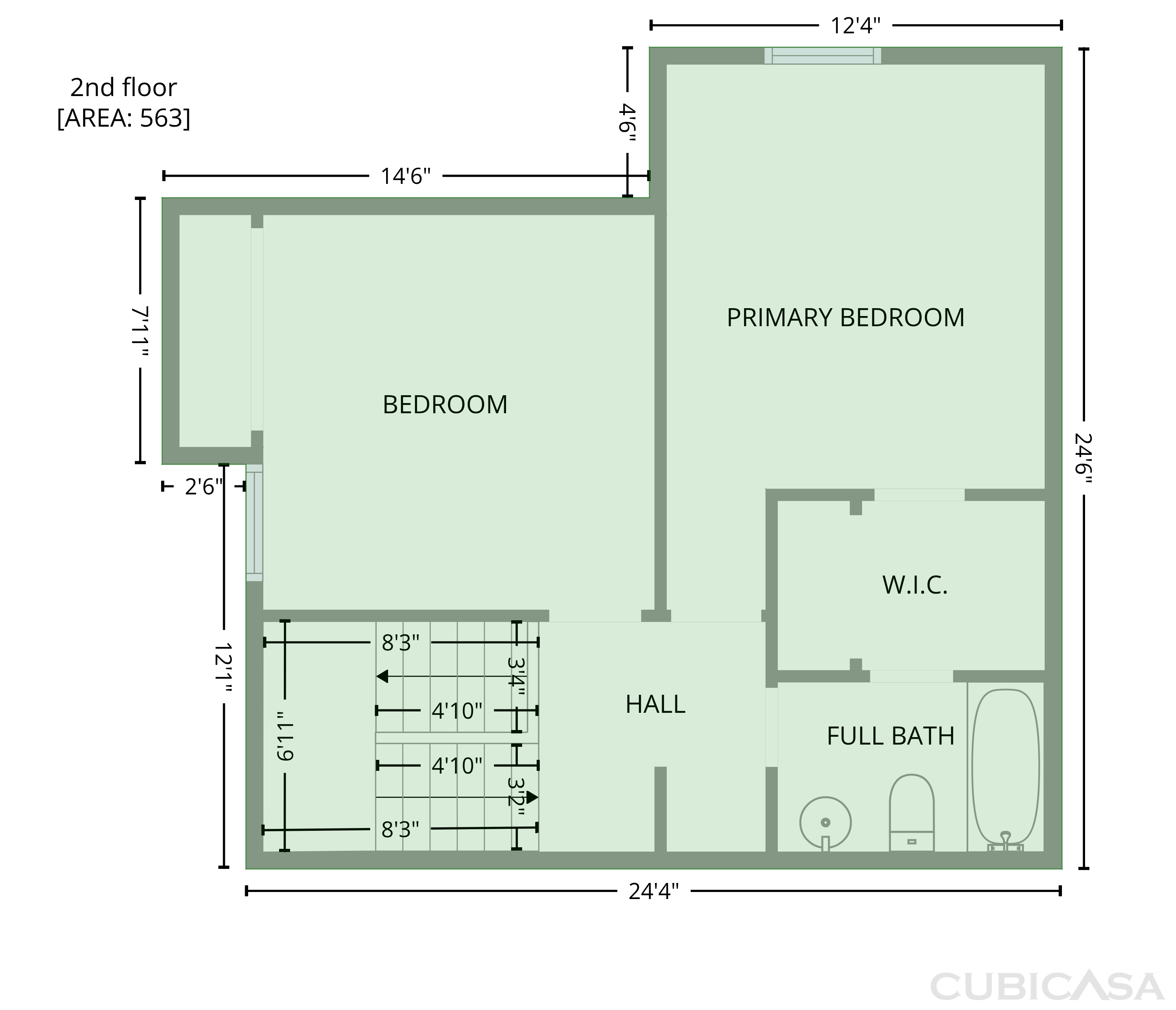 Second Floor of 1625 Merry Oaks Rd, Charlotte, NC