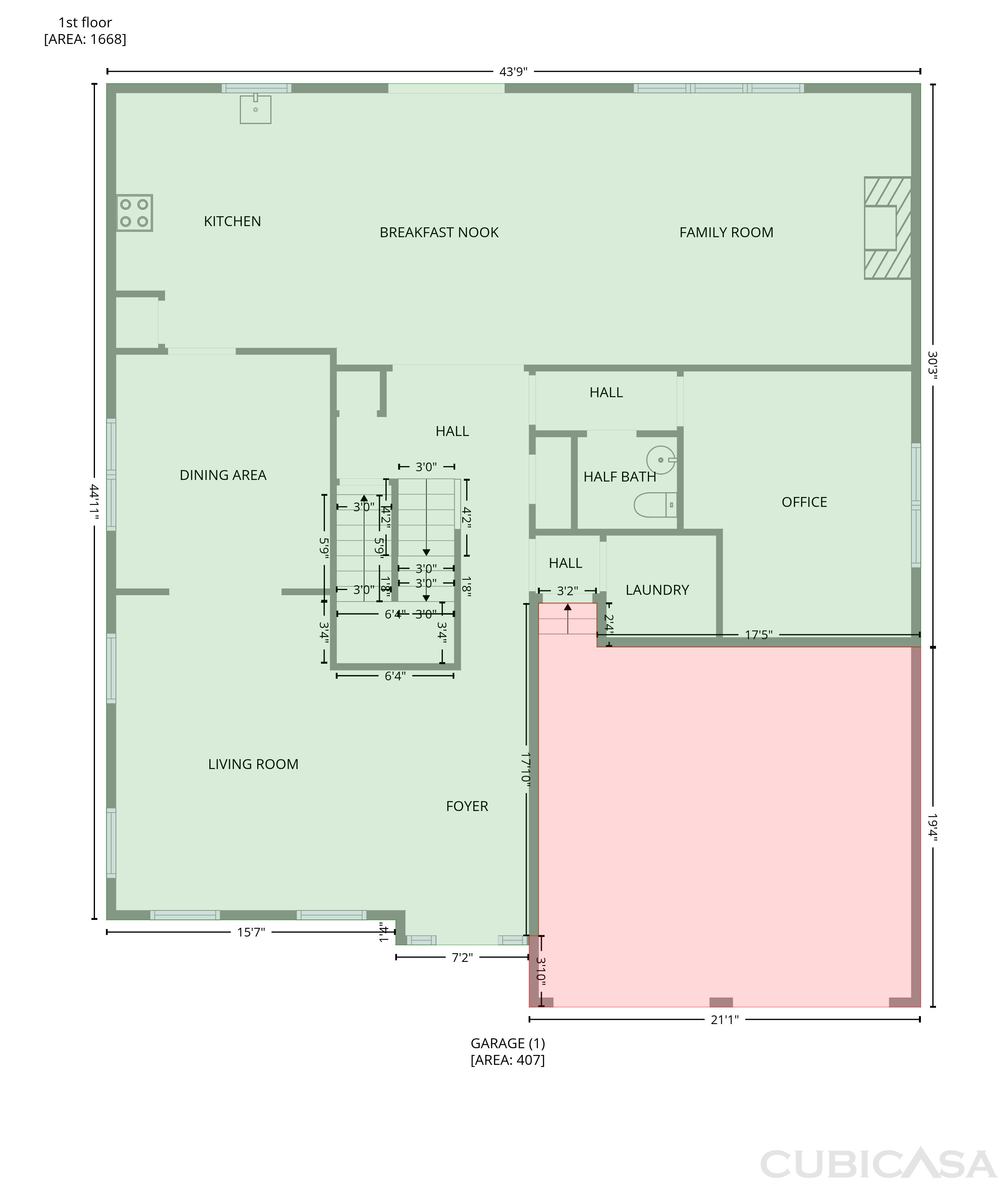 Second Floor of 7295 Madison Cir, Union City, GA