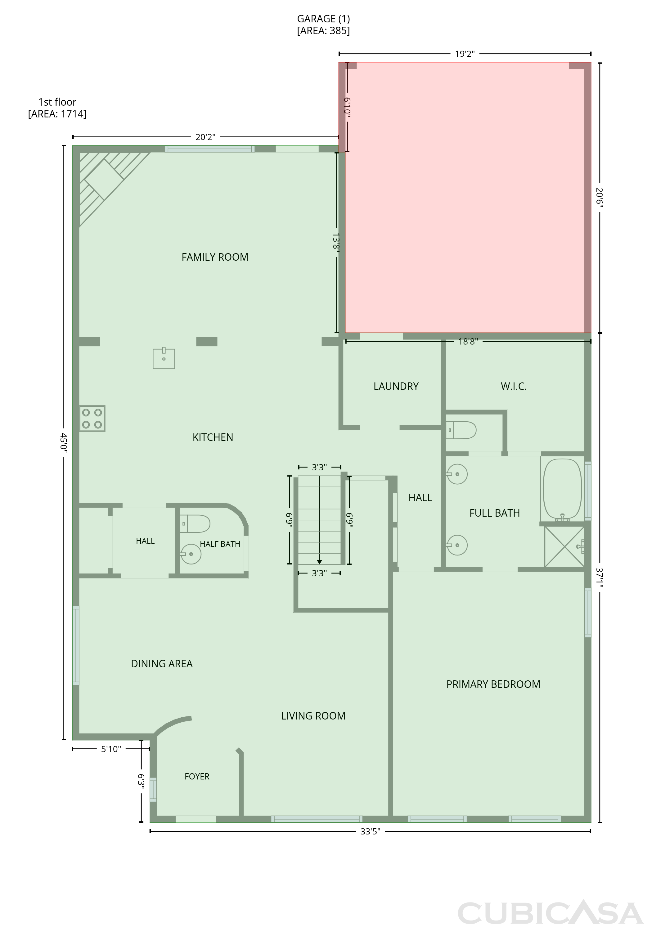 Main Floor of 1304 Grapevine Dr, Allen, TX