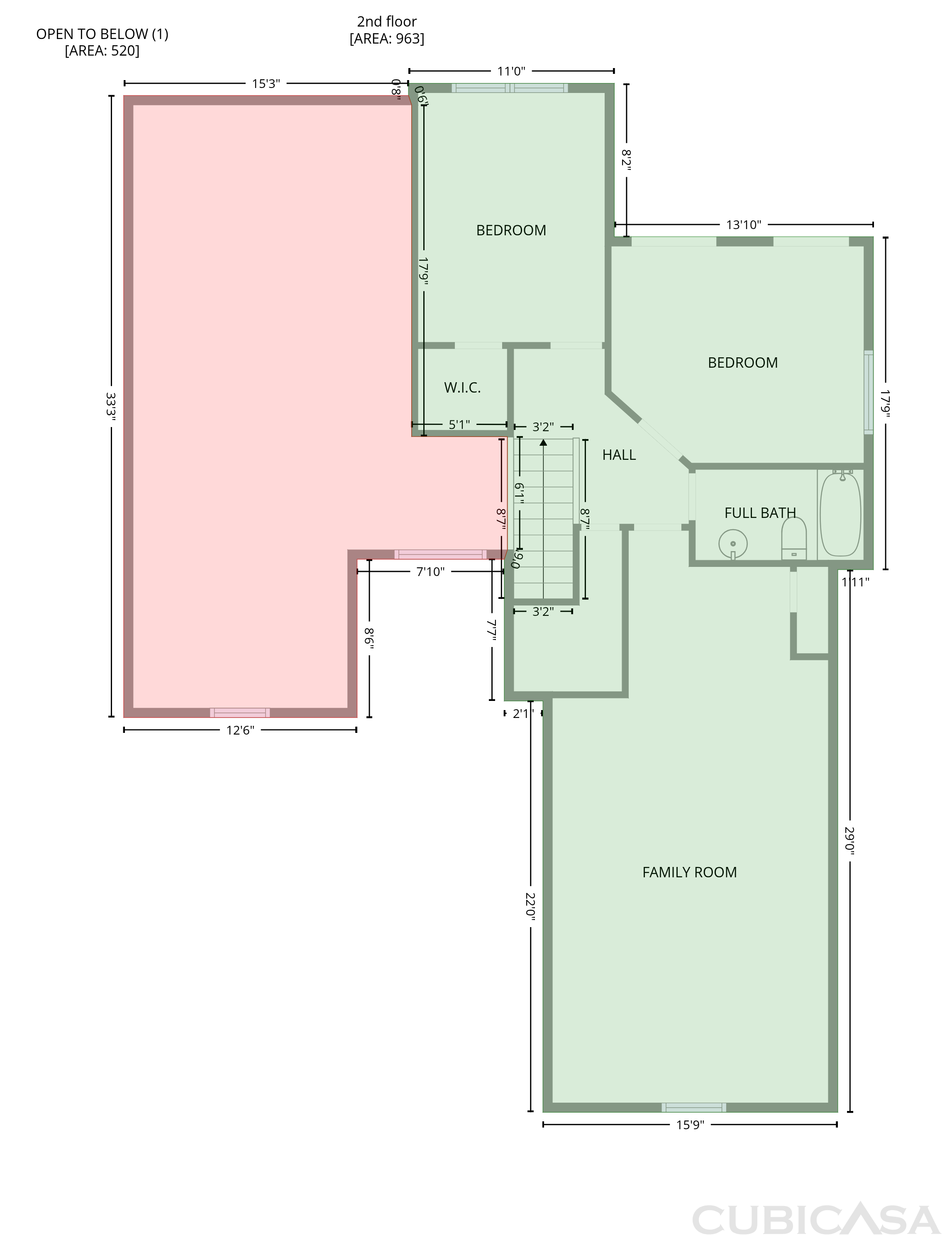 Second Floor of 6412 Pleasant Creek Ct, Raleigh, NC