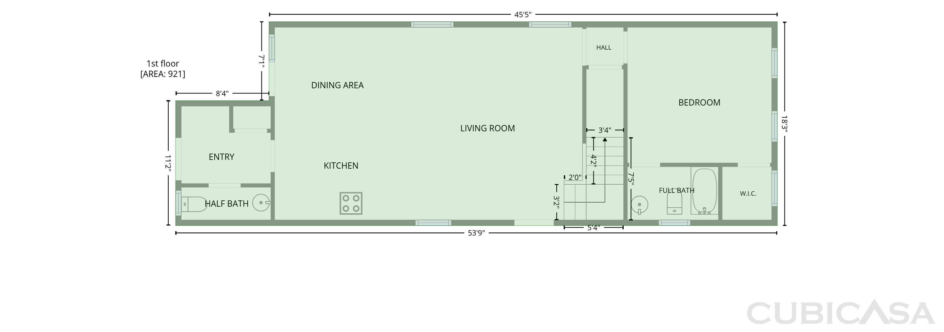 Main Floor of 1013 Ashley Garden Blvd, Charleston, SC