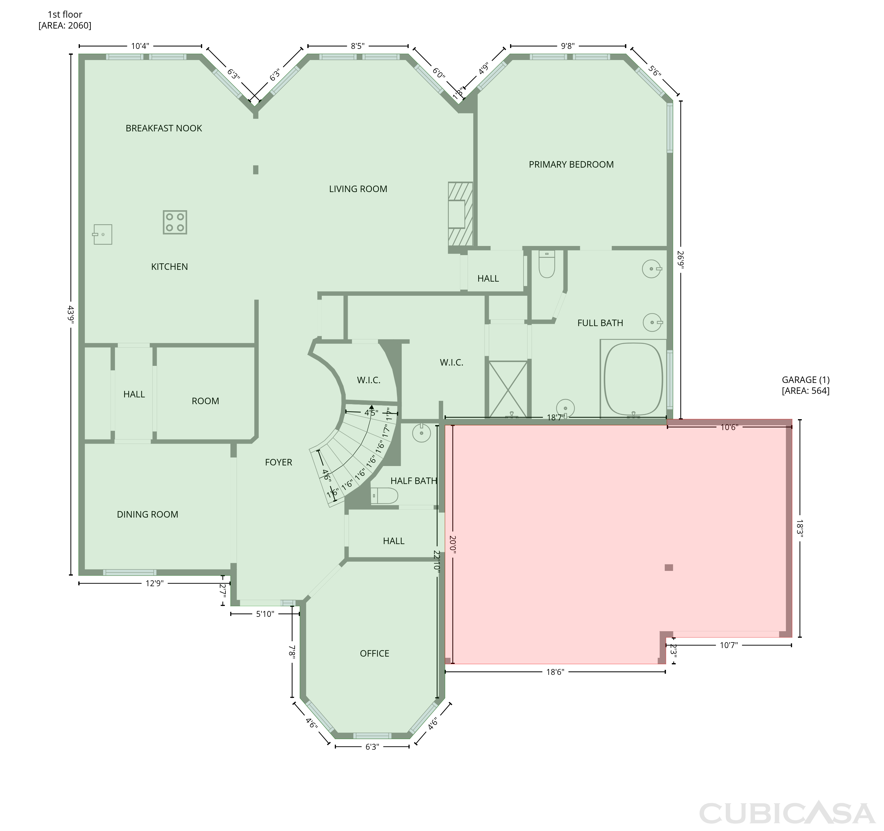 Main Floor of 8611 Bright Angel Ln, Cypress, TX