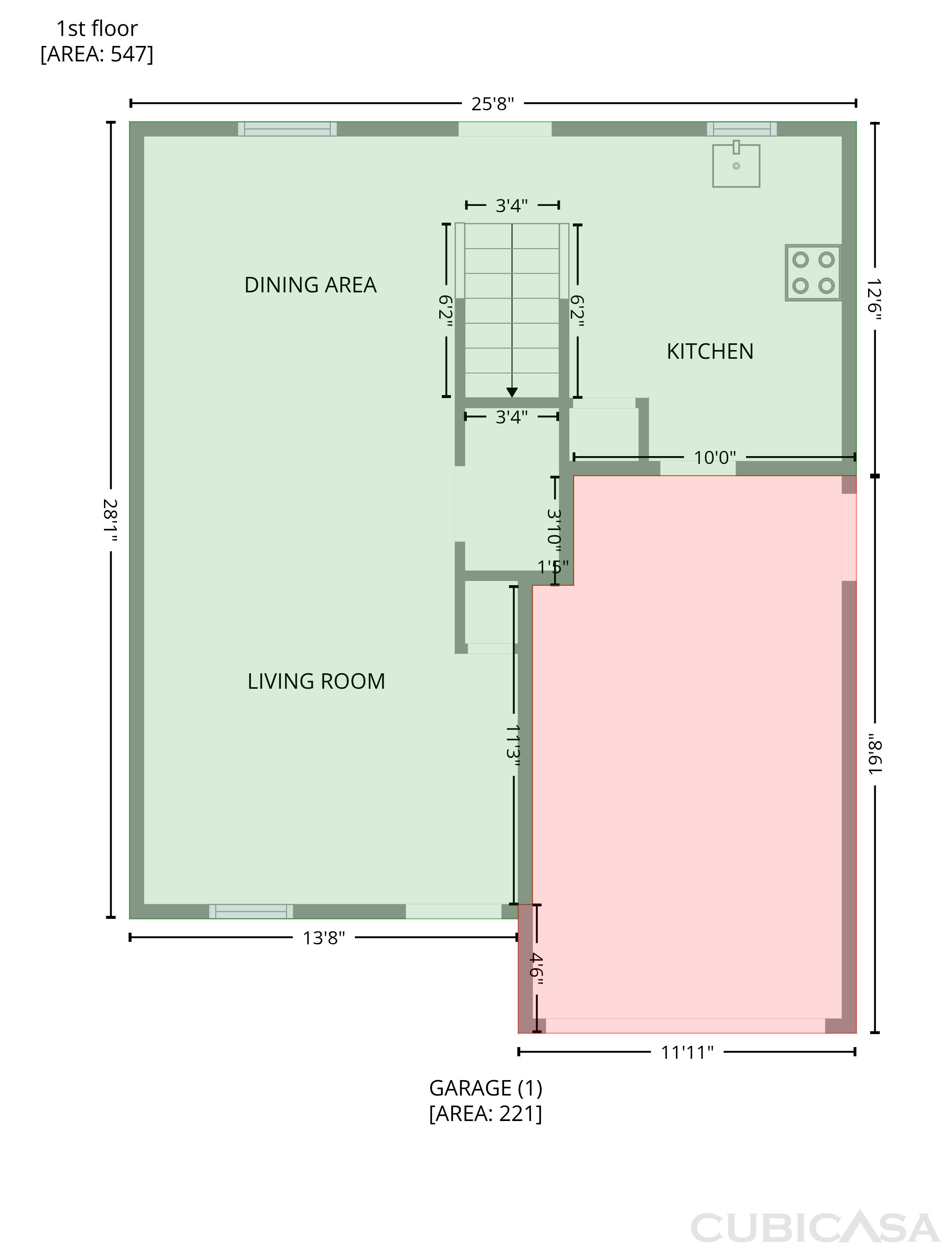 Main Floor of 1131 Langston Dr, Greensboro, NC