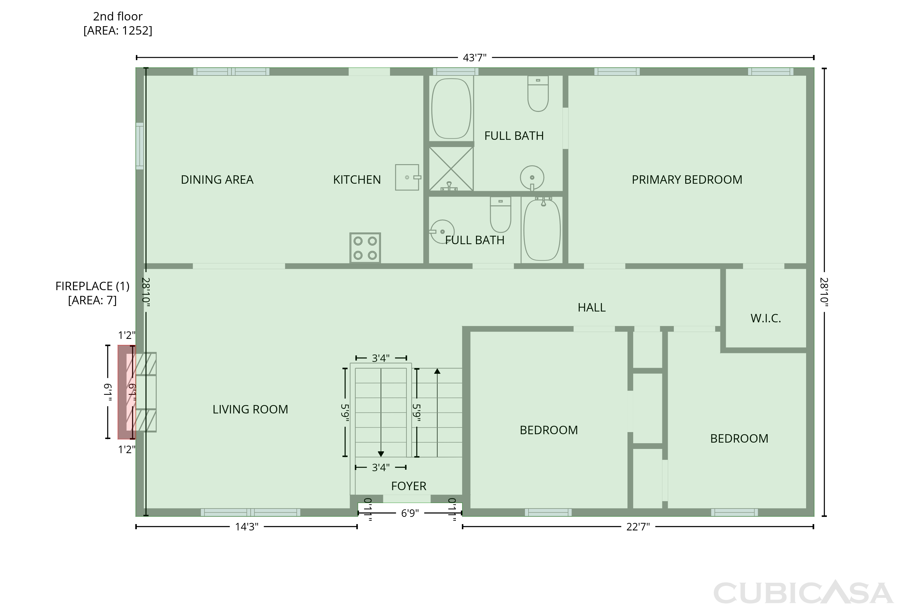 Second Floor of 416 Busby Ln, Winder, GA