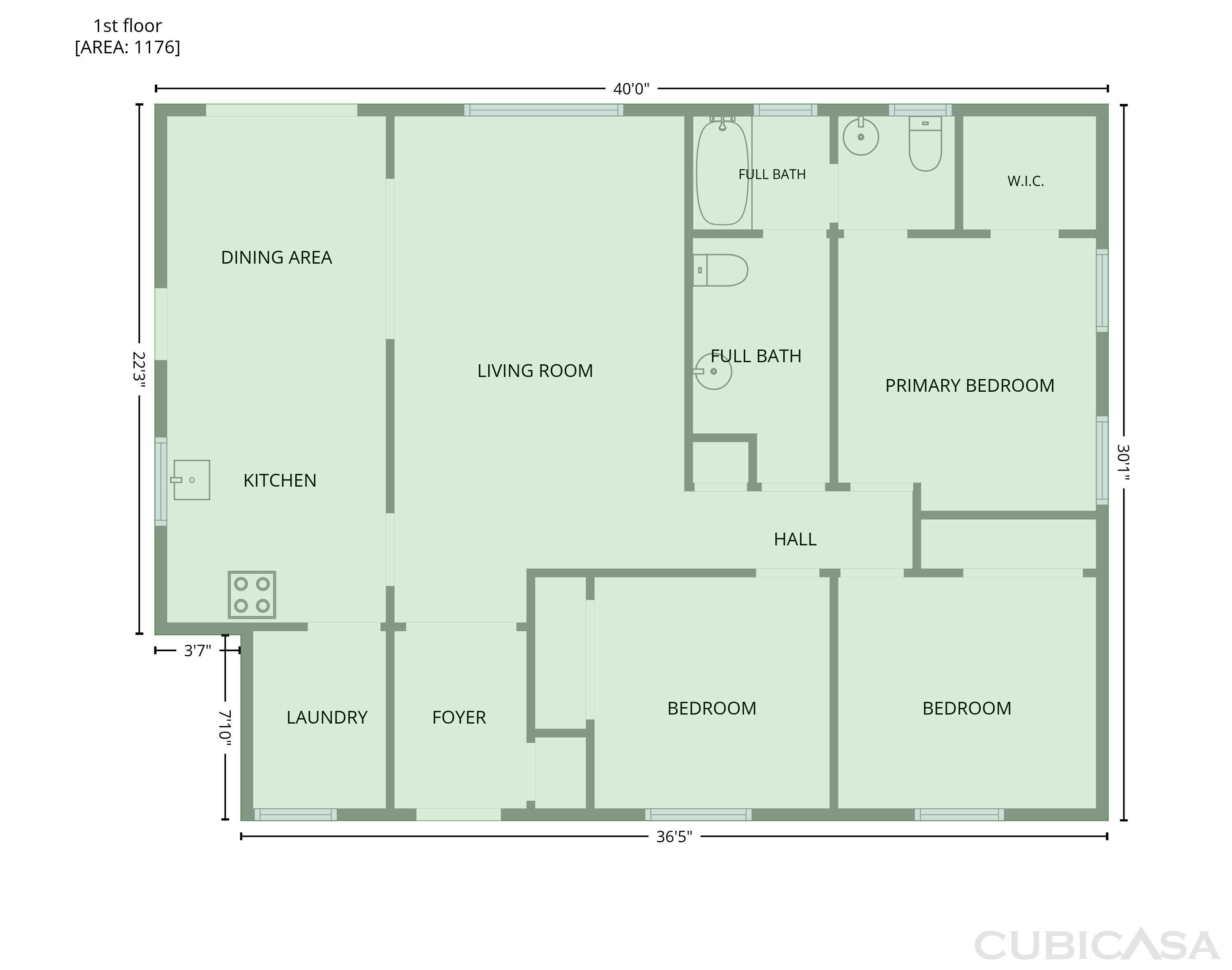 Main Floor of 3903 Bears Creek Rd, Greensboro, NC