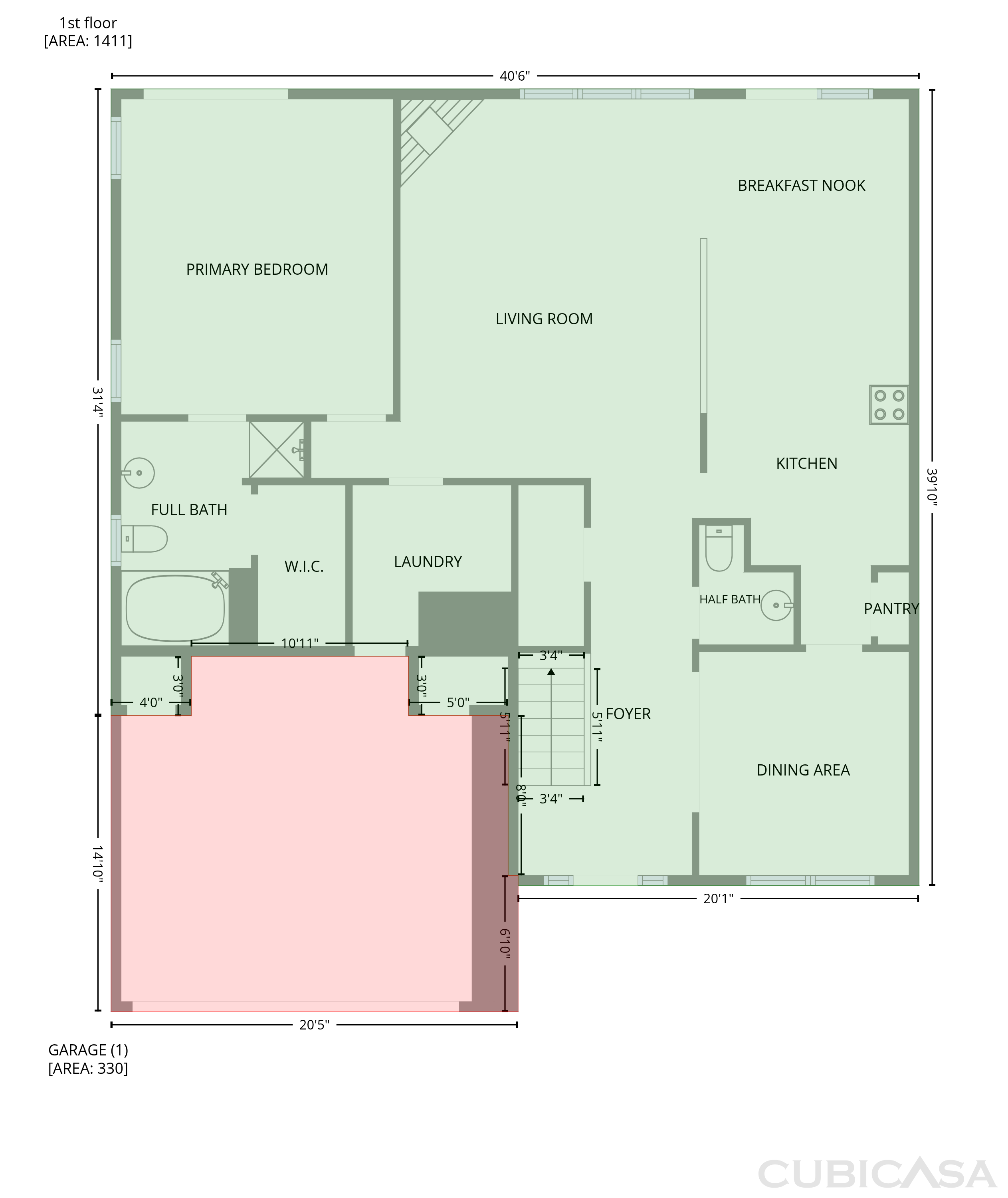 Main Floor of 5328 Seaspray Ln, Raleigh, NC