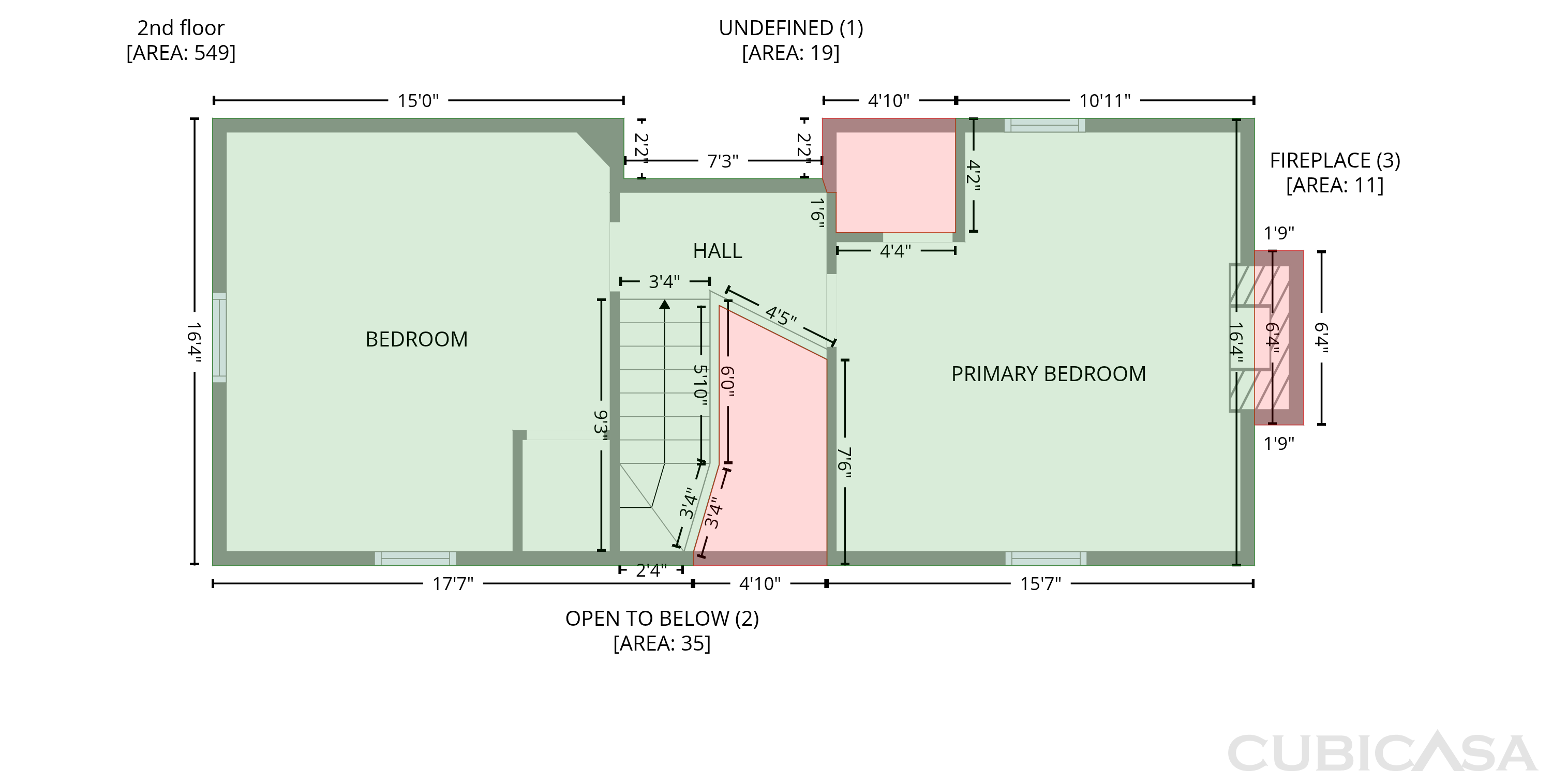 Second Floor of 571 Winston St, Franklinton, NC
