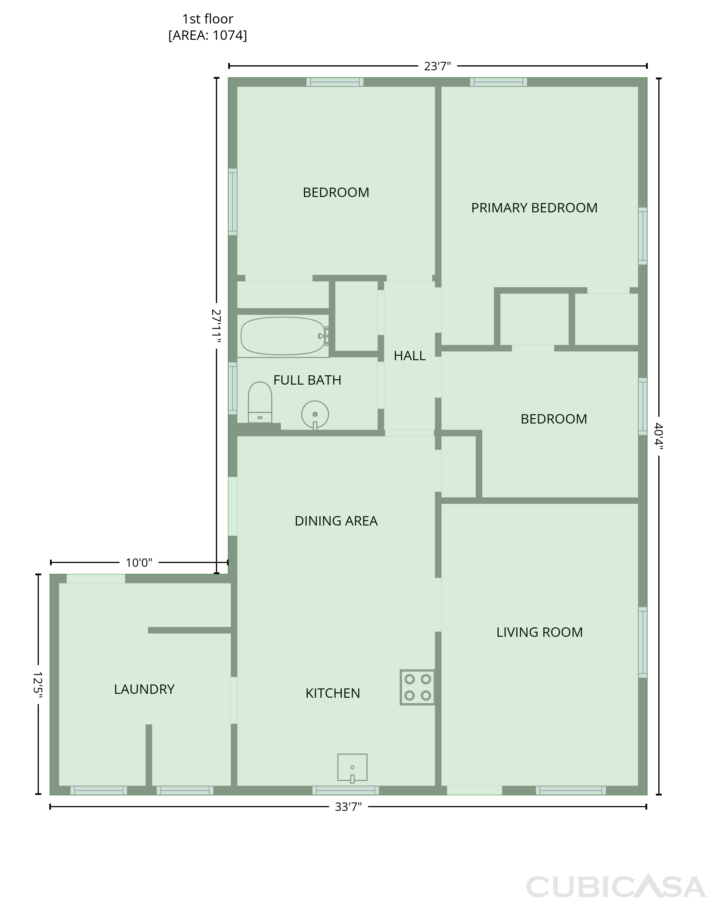 Main Floor of 1004 Glenview Dr, Nashville, TN