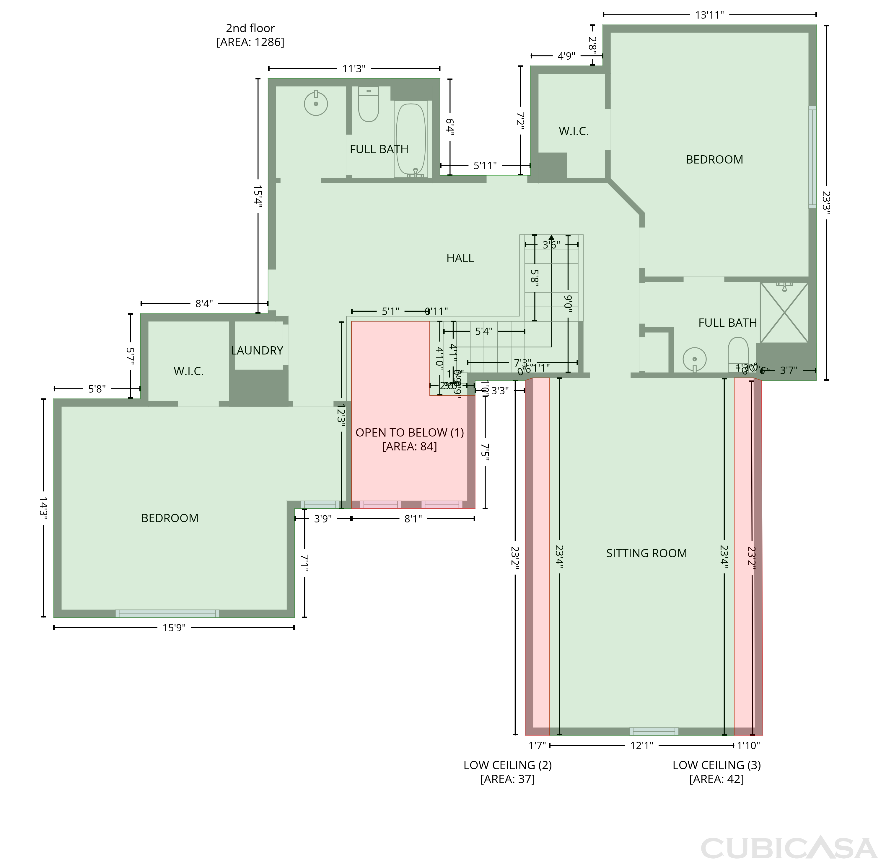 Second Floor of 813 Copper Beech Ln, Wake Forest, NC