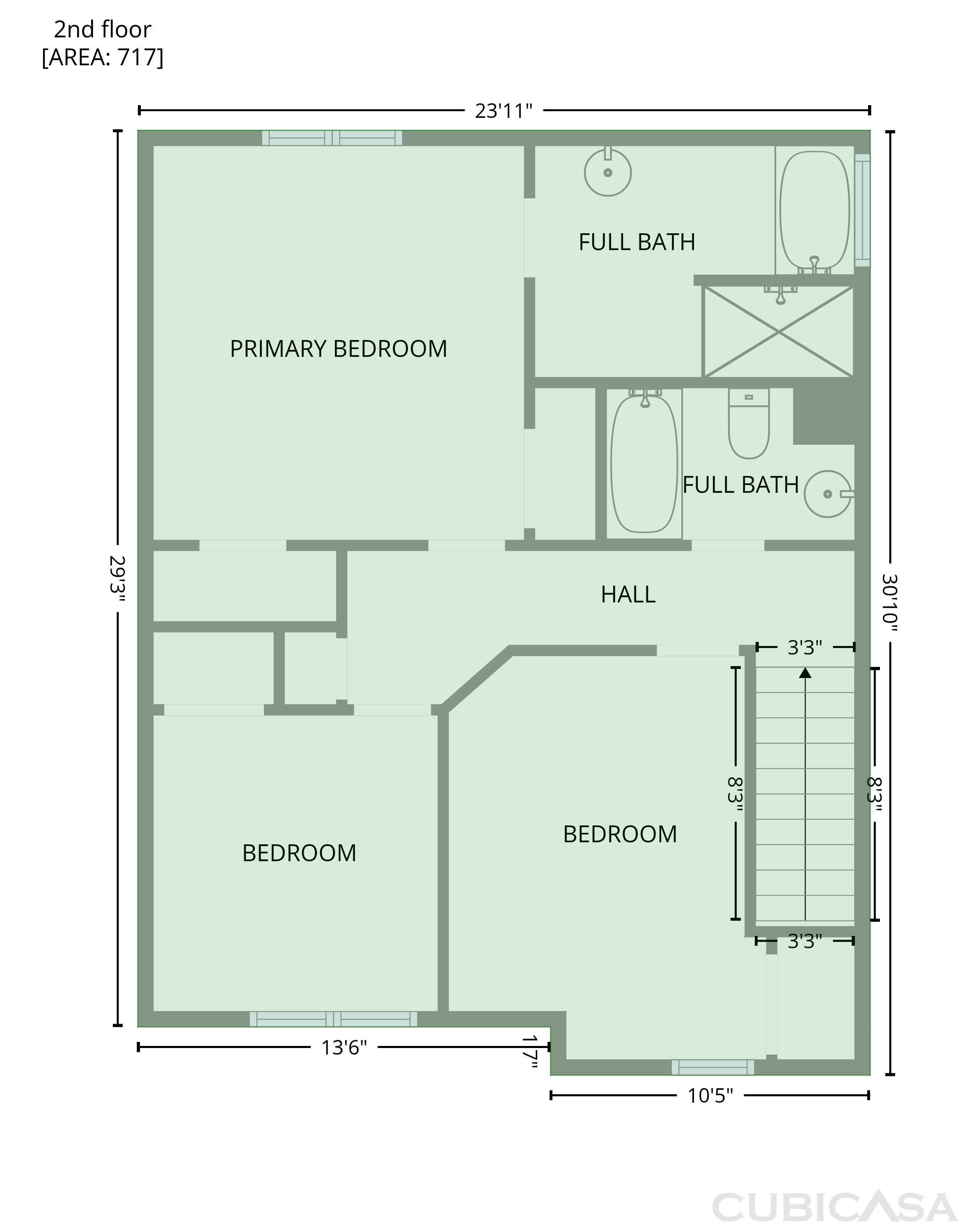 Second Floor of 215 Twin Brook Way, Lawrenceville, GA