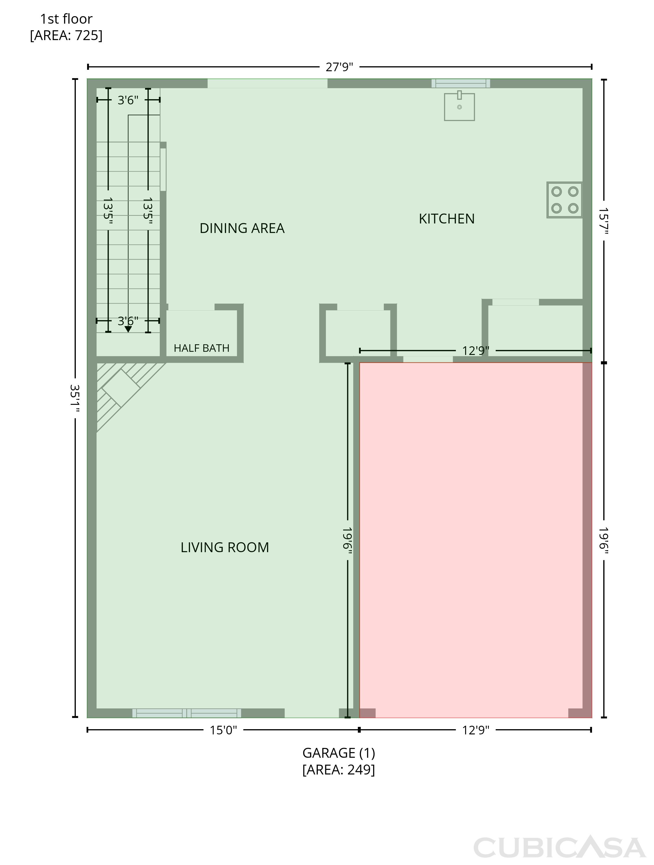 Main Floor of 900 Etta Pl, Gastonia, NC