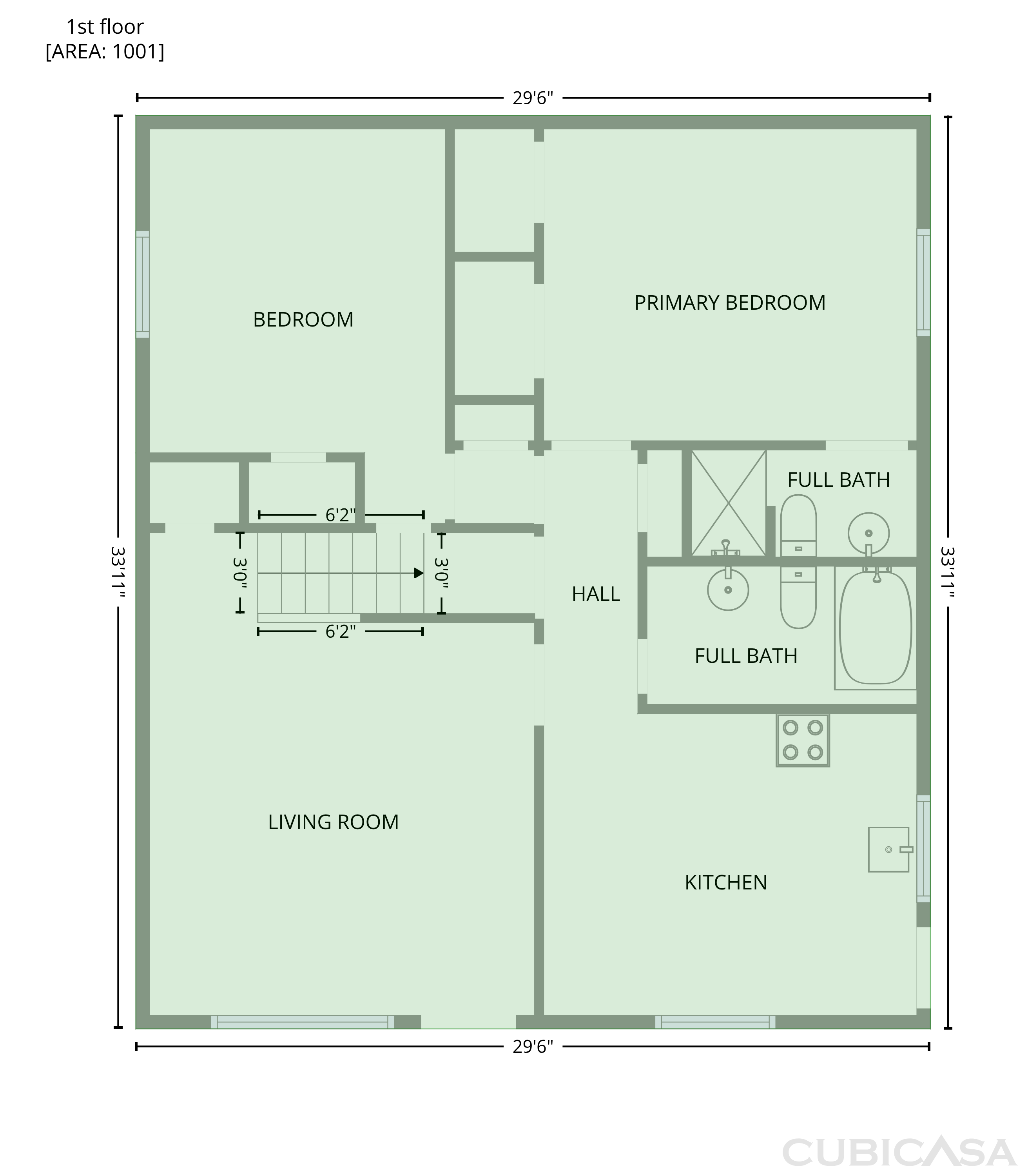 Main Floor of 3309 Prudence St, Durham, NC