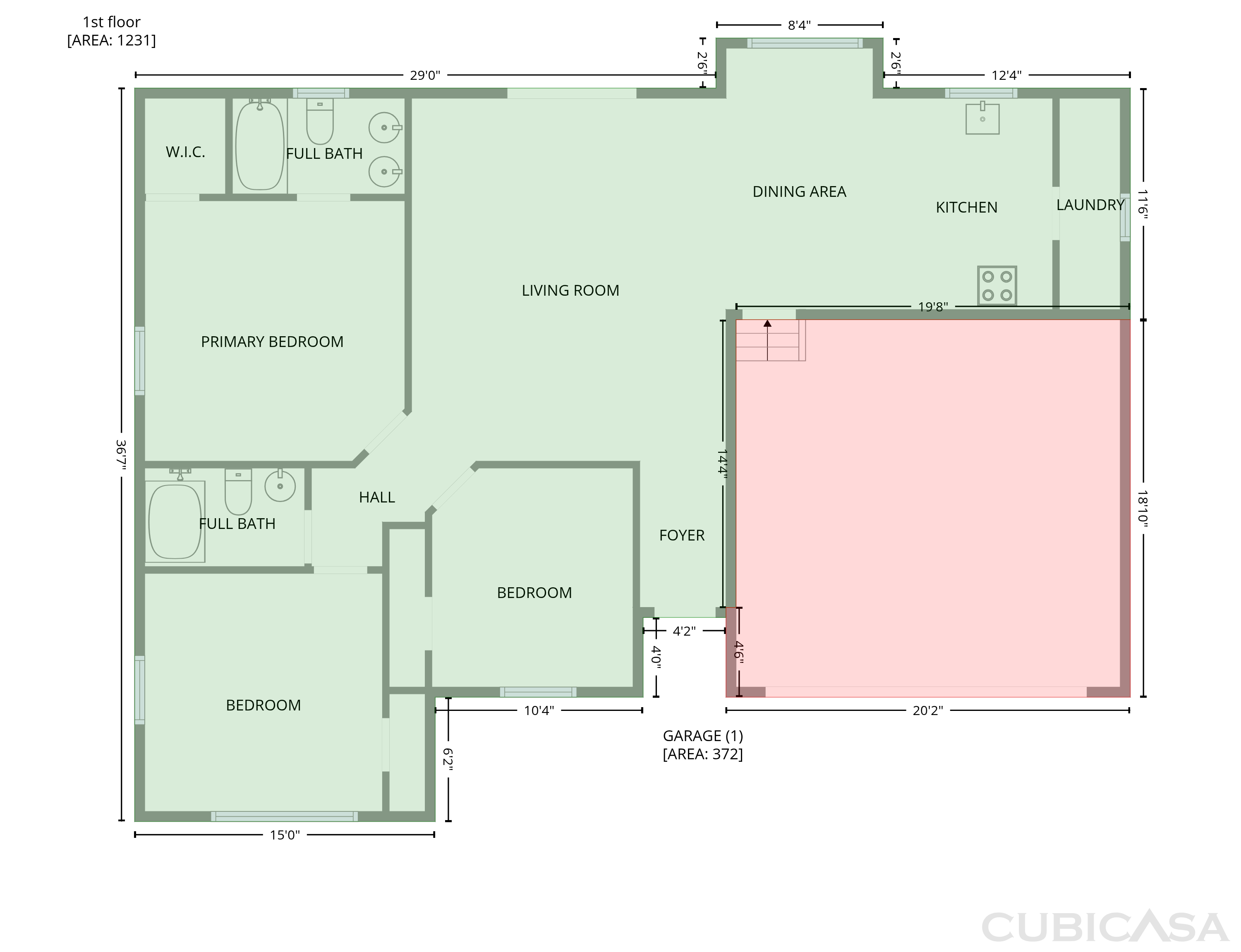 Main Floor of 429 Filmore Rd, Oak Grove, KY