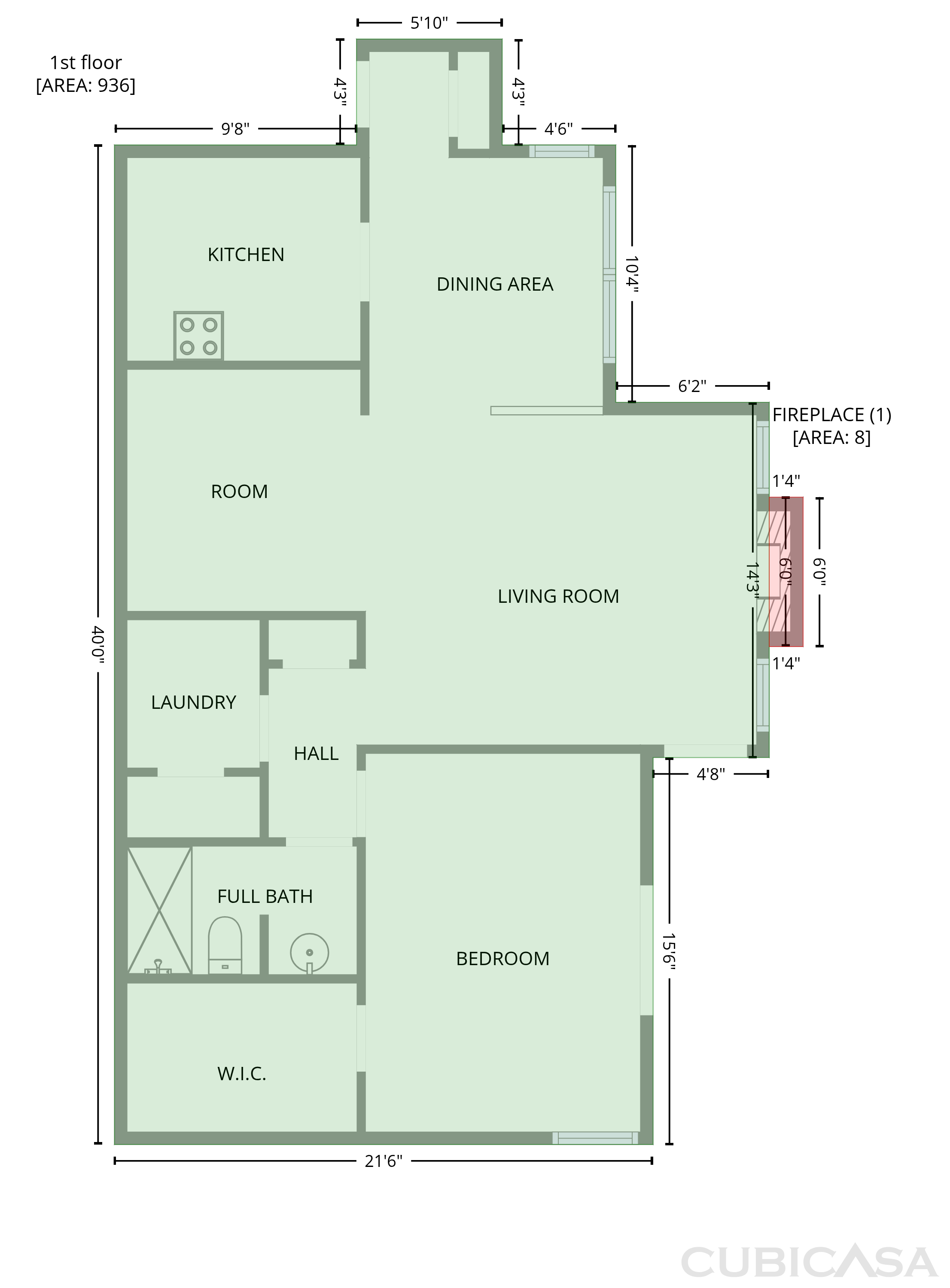 Main Floor of 6818 Glenridge Dr, Atlanta, GA