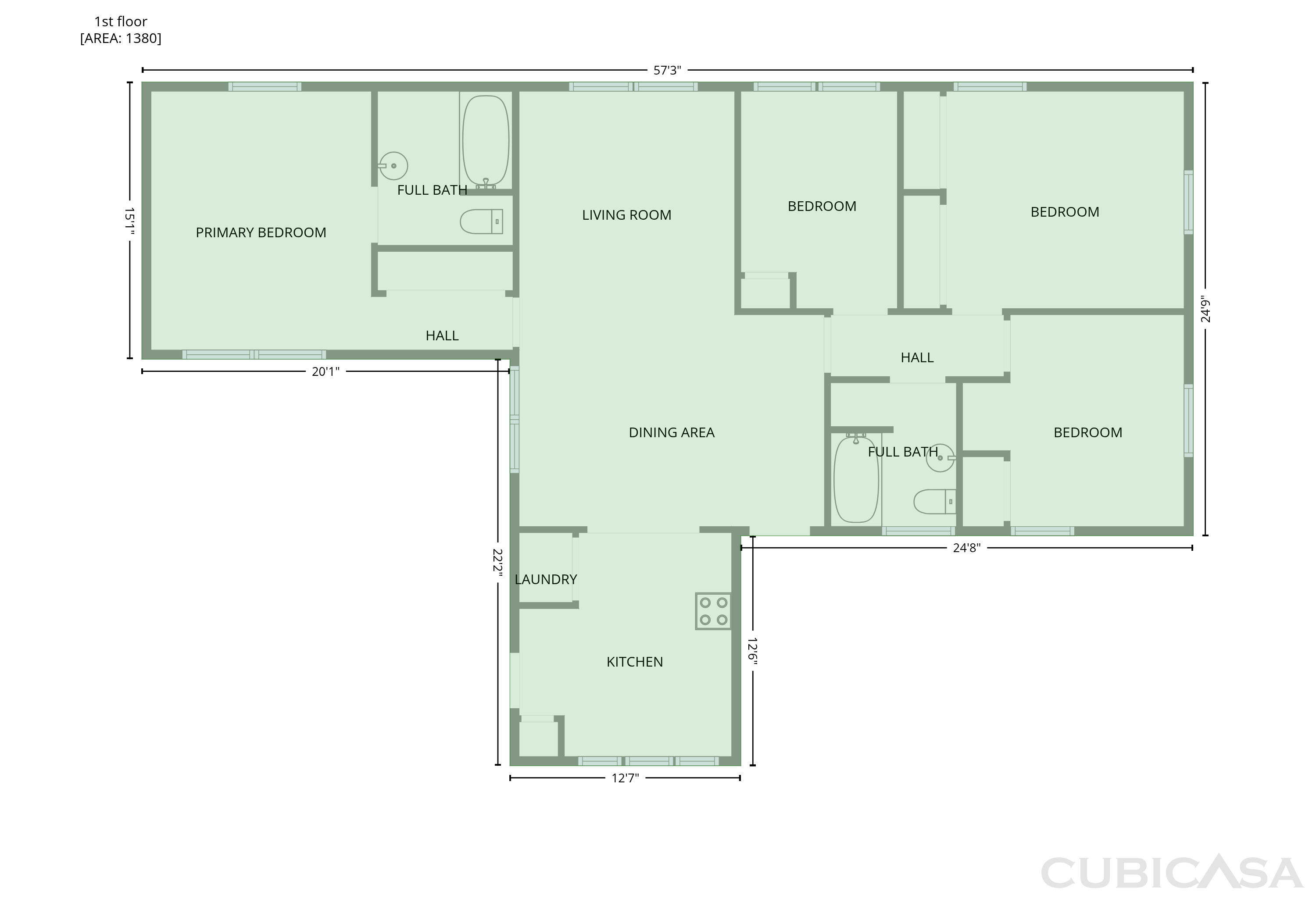 Main Floor of 6100 Nora St, Metairie, LA