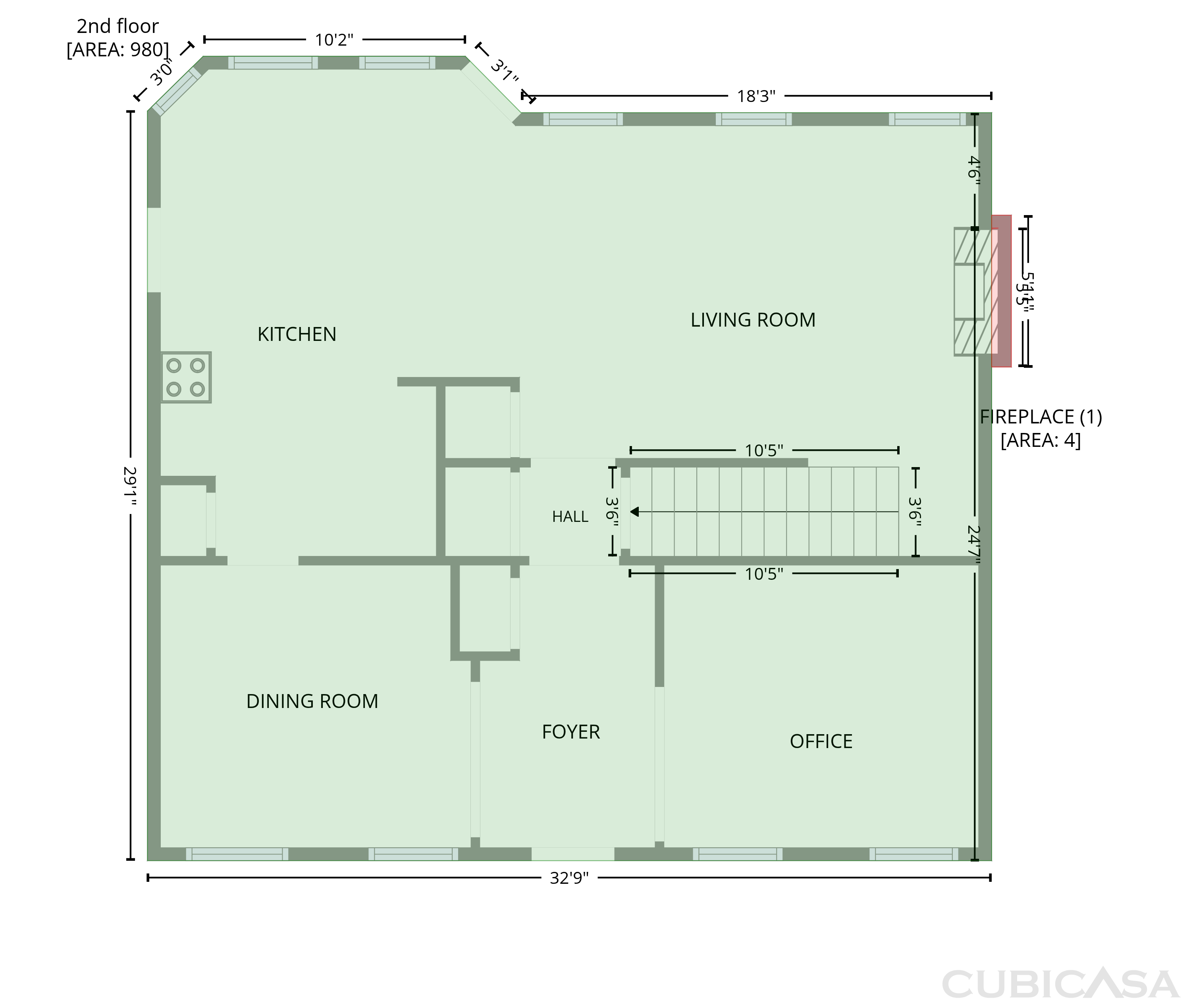 Second Floor of 2684 High Point Ct, Loganville, GA