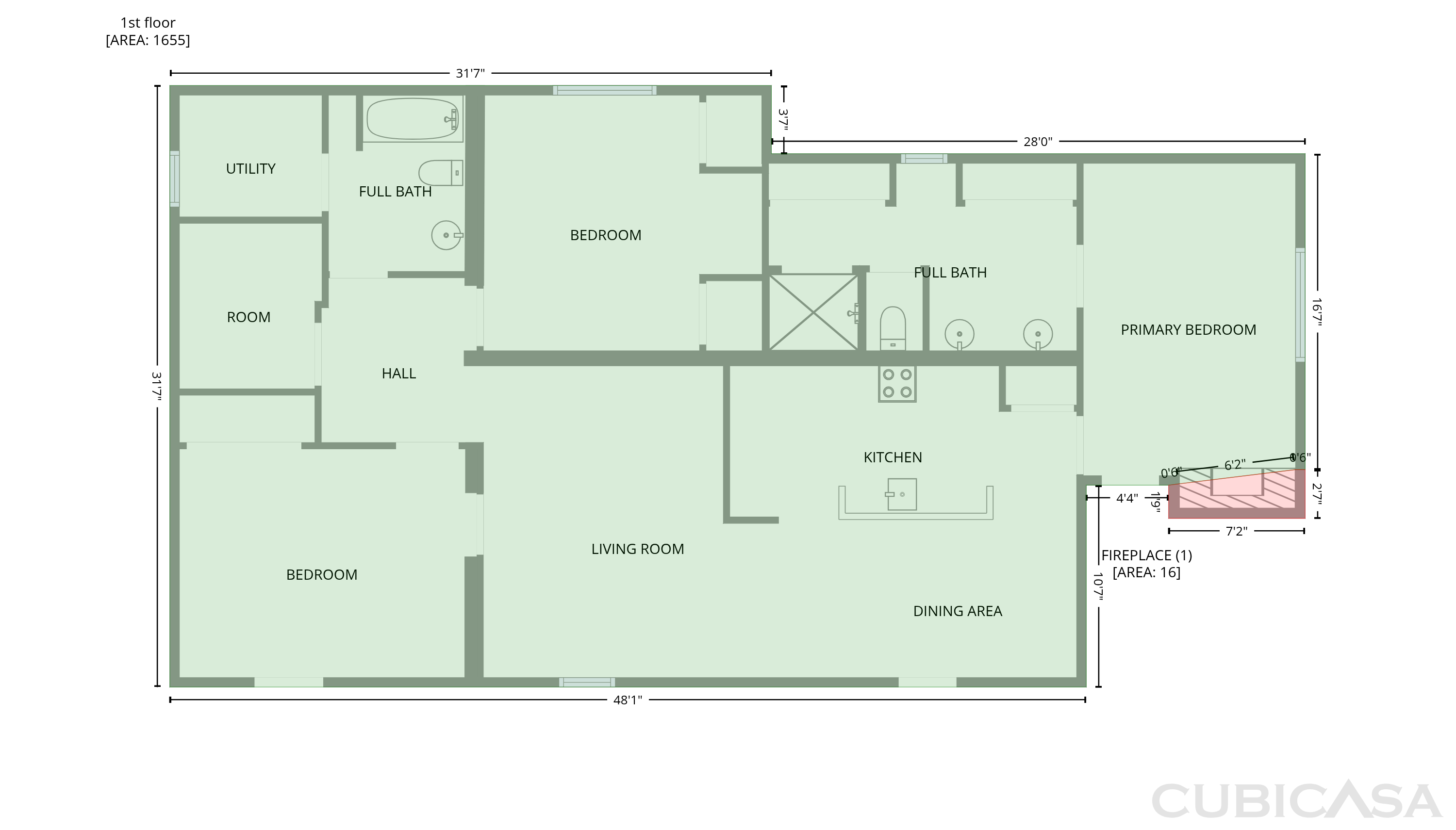 Main Floor of 2722 E Nisbet Rd, Phoenix, AZ