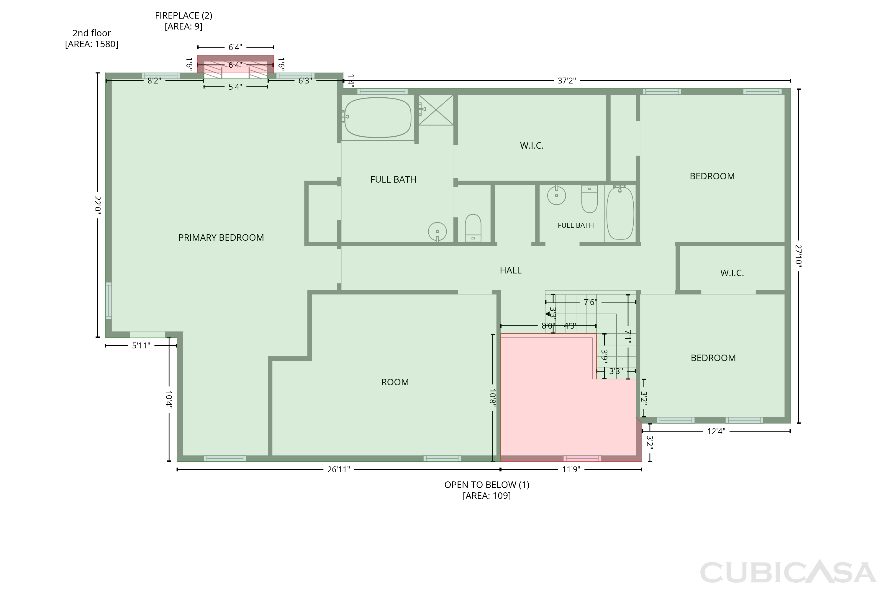 Second Floor of 7425 Bodnant Dr, Fairburn, GA