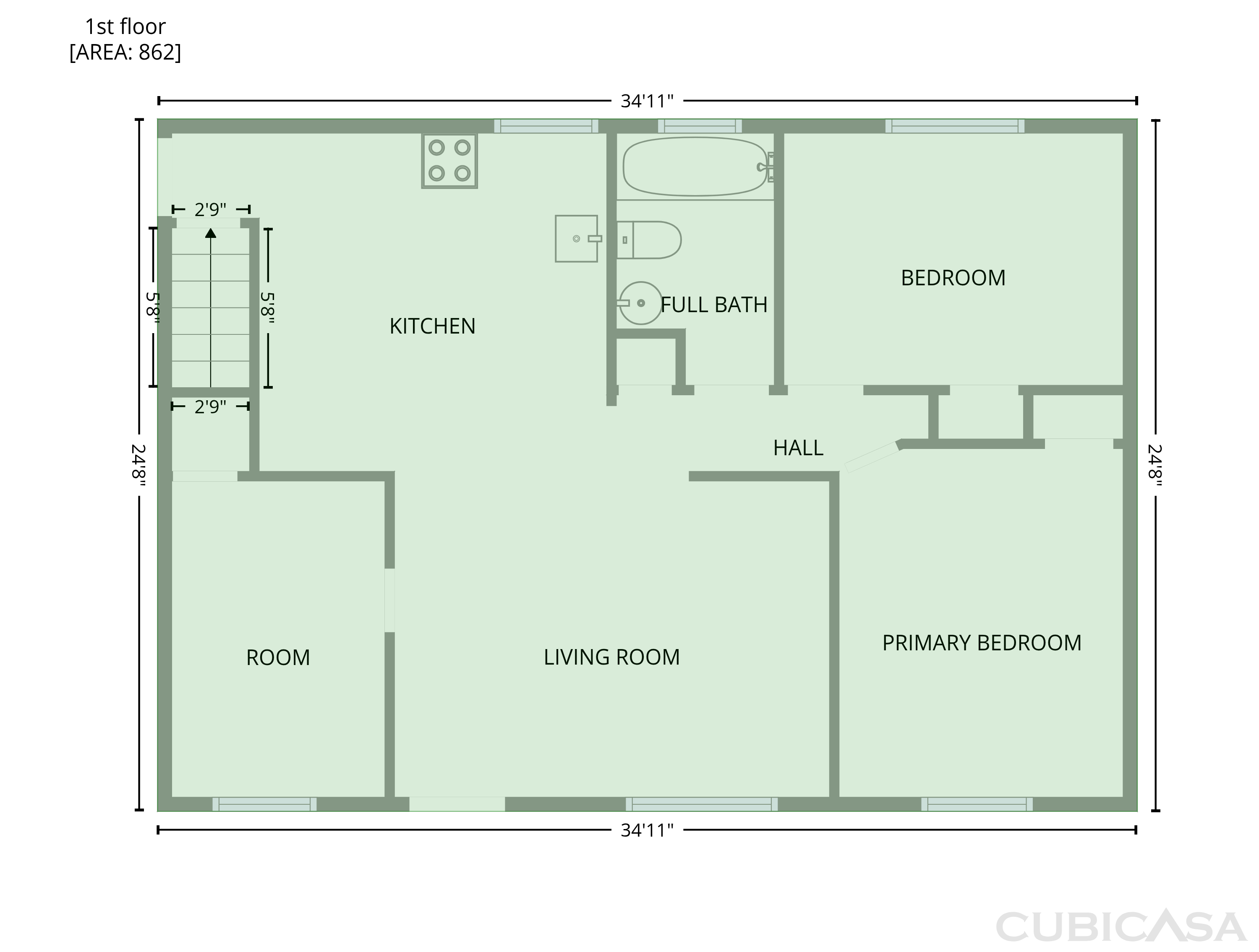 Second Floor of 2243 Bolton St, Saint Charles, MO