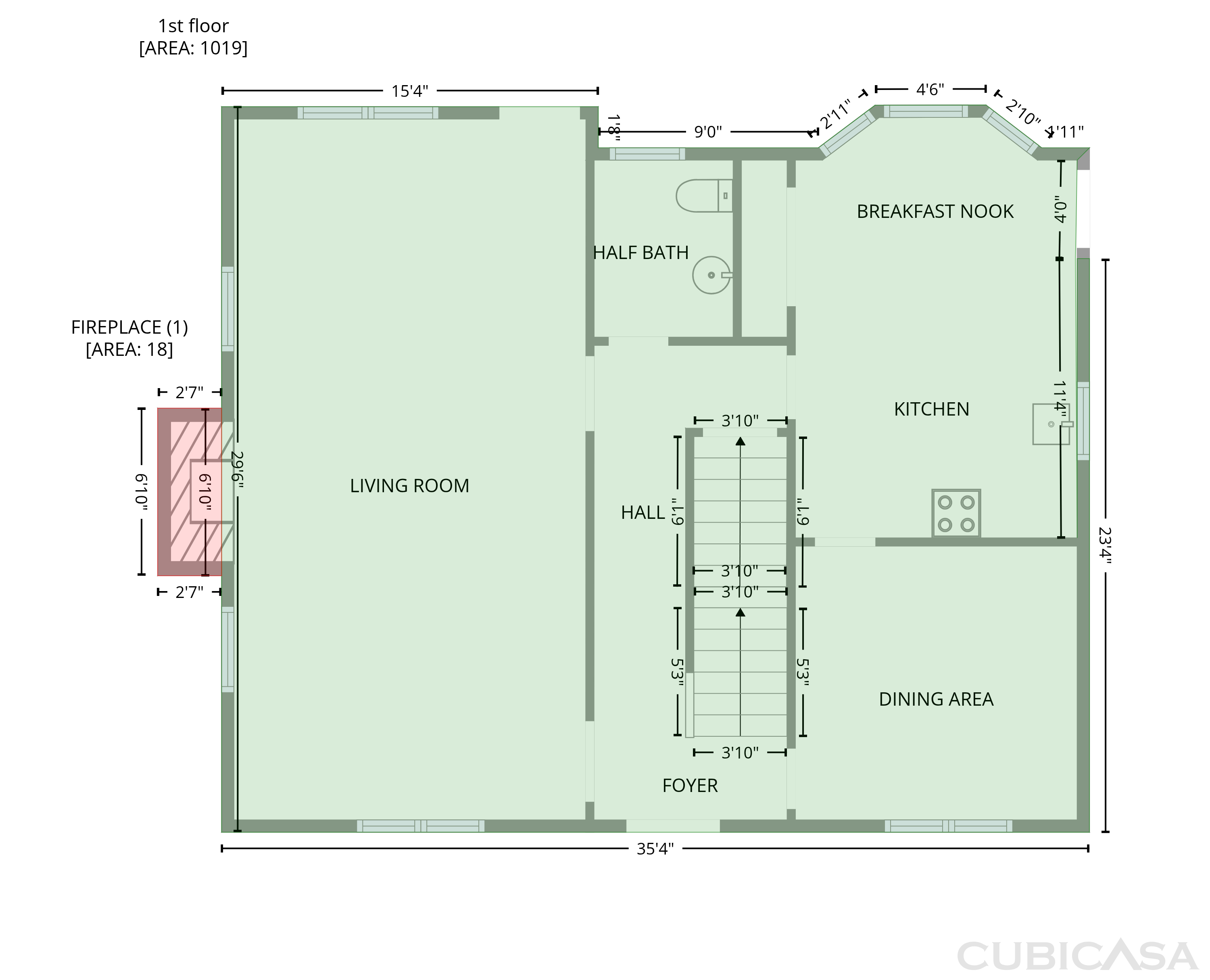 Second Floor of 2321 Murdock Rd, Marietta, GA