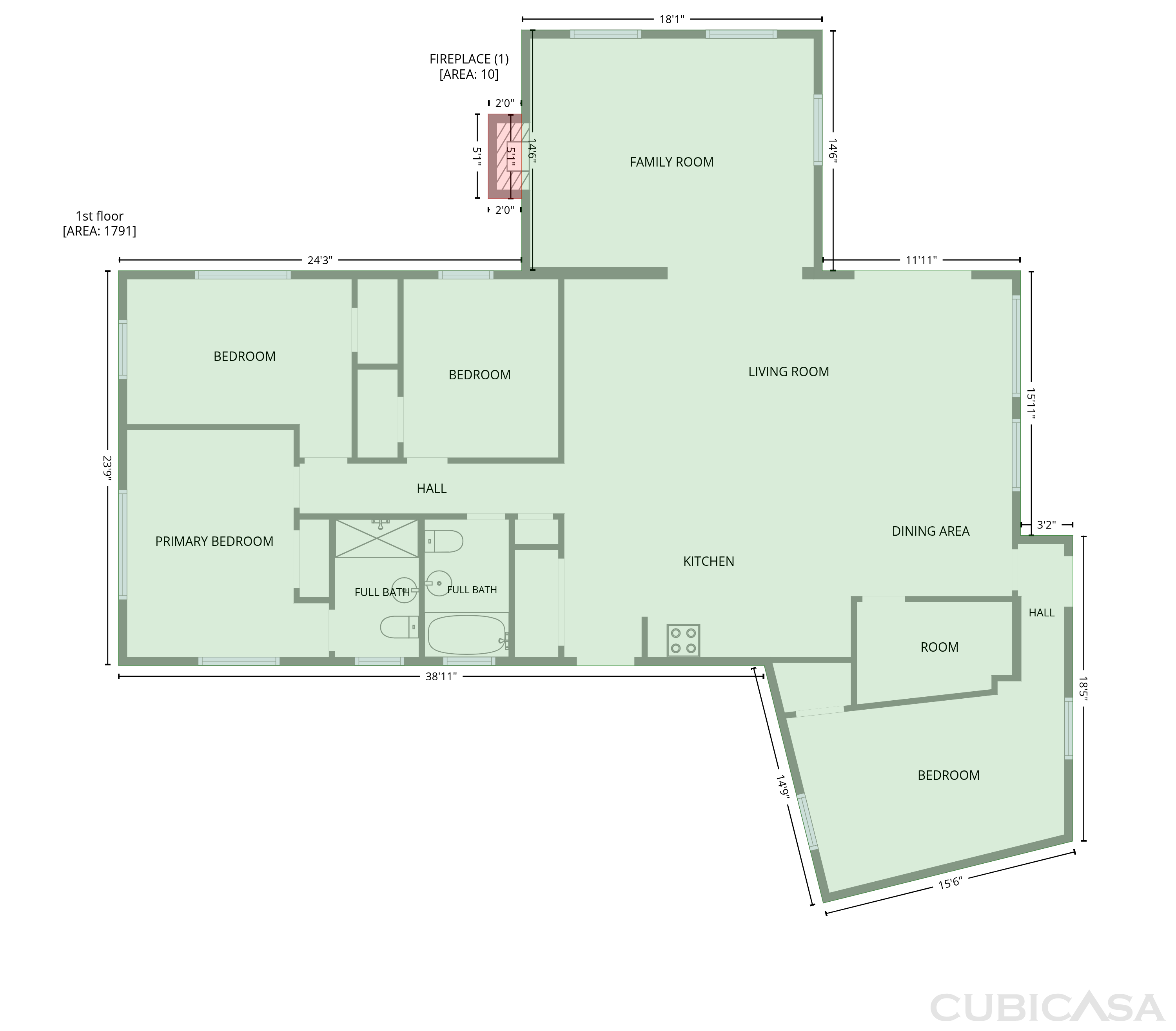 Main Floor of 21530 Glendale Ave, Port Charlotte, FL