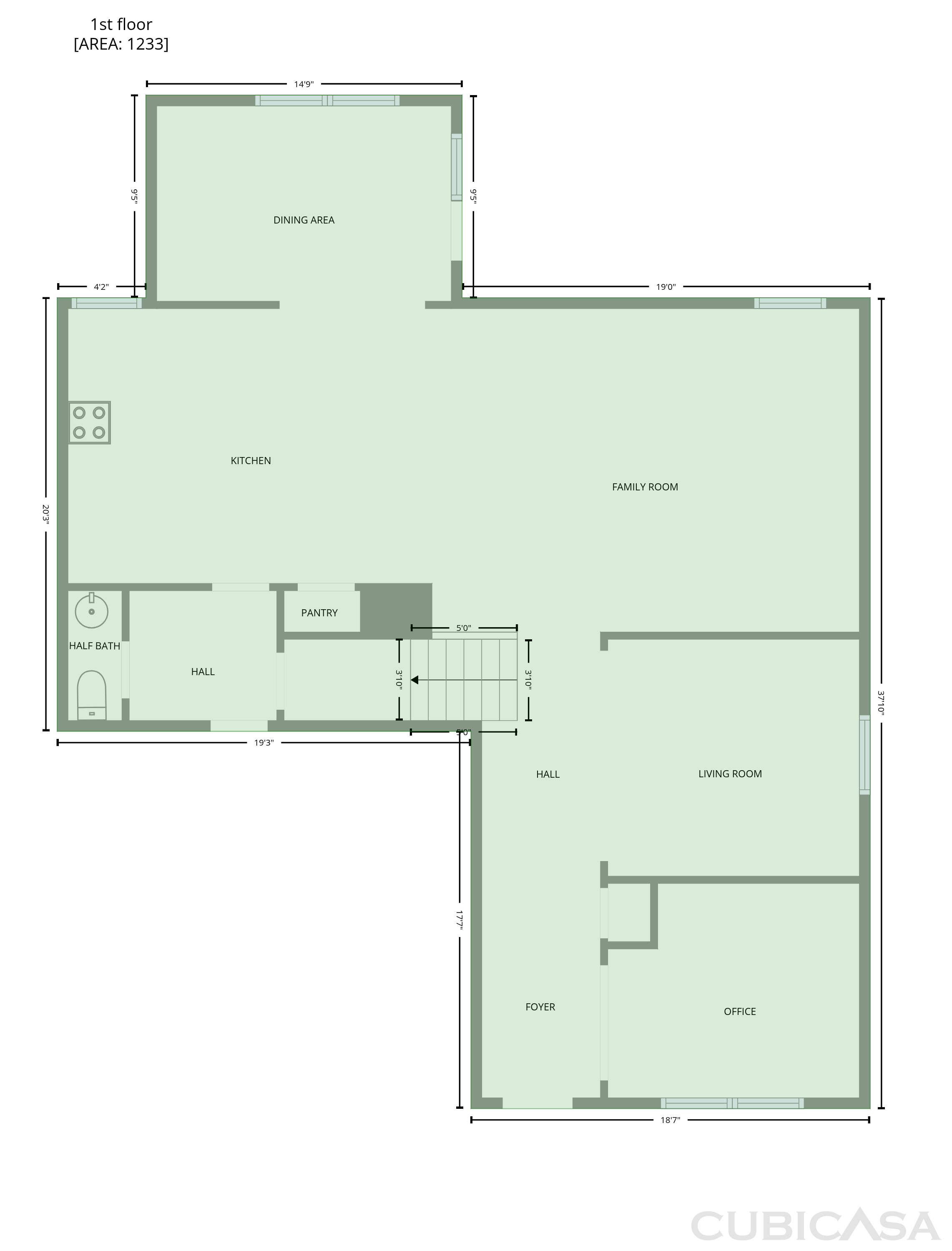 Main Floor of 117 Cotton Cordell Rd, Lexington, SC